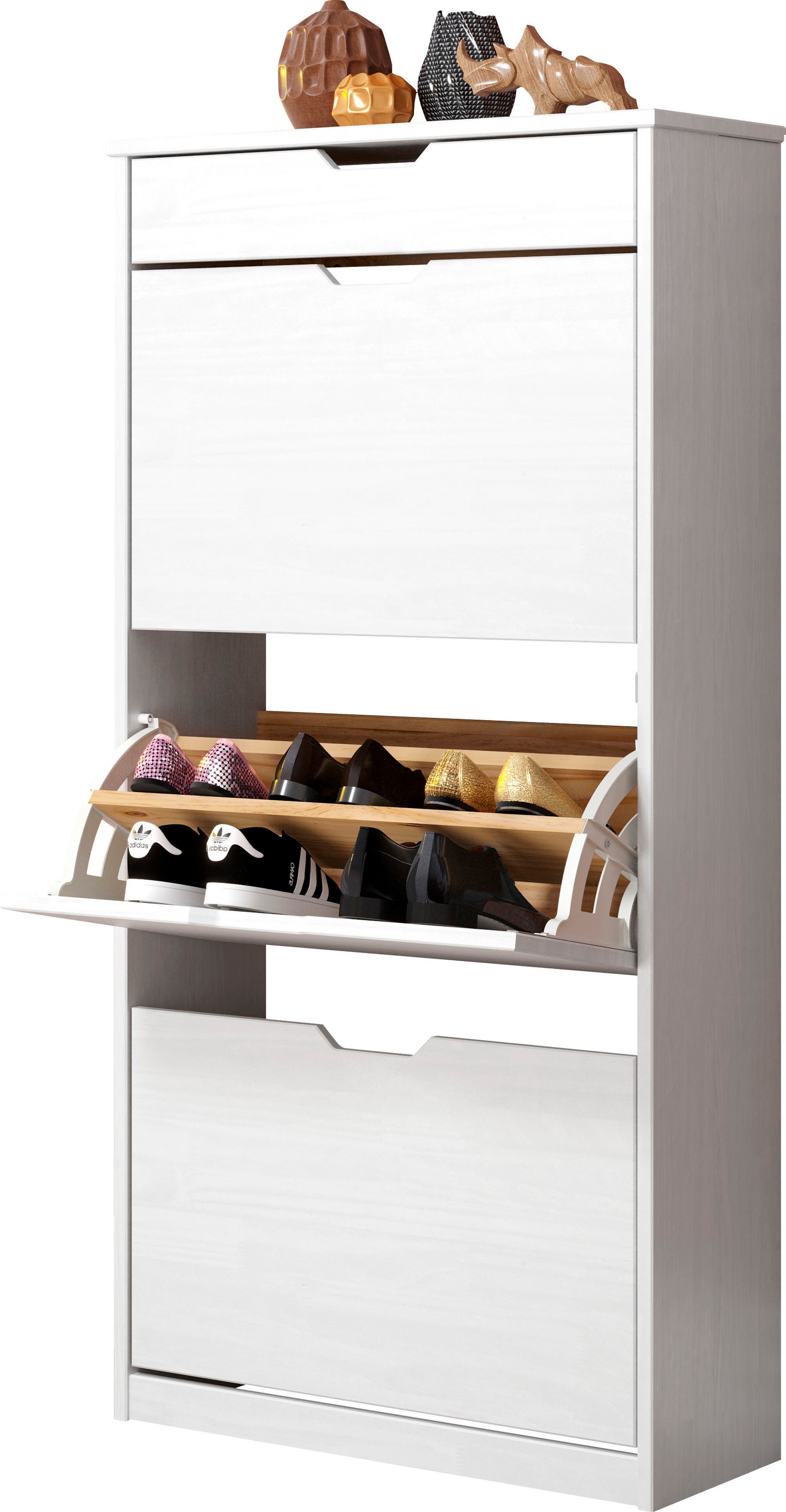 INTER-FURN Schuhschrank »Mestre«, praktisch und aus massiver Kiefer