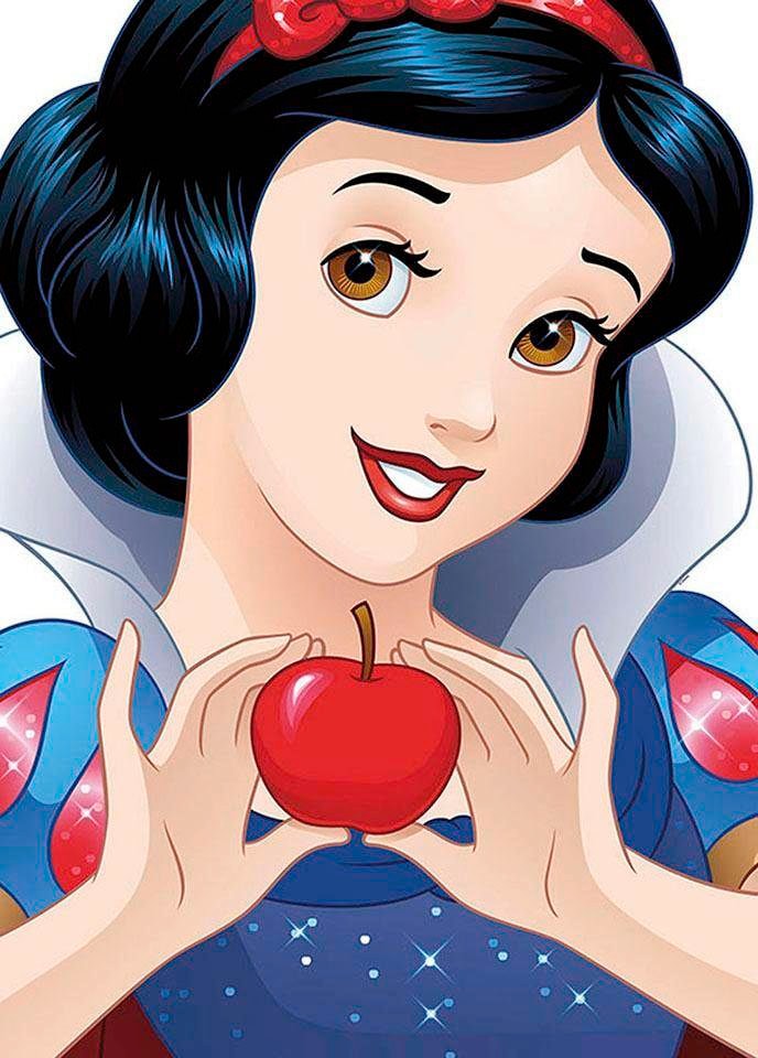 Komar Bild »Snow White Portrait«, Disney, (1 St.), Wandbild zur Dekoration im Kinderzimmer - ohne Rahmen