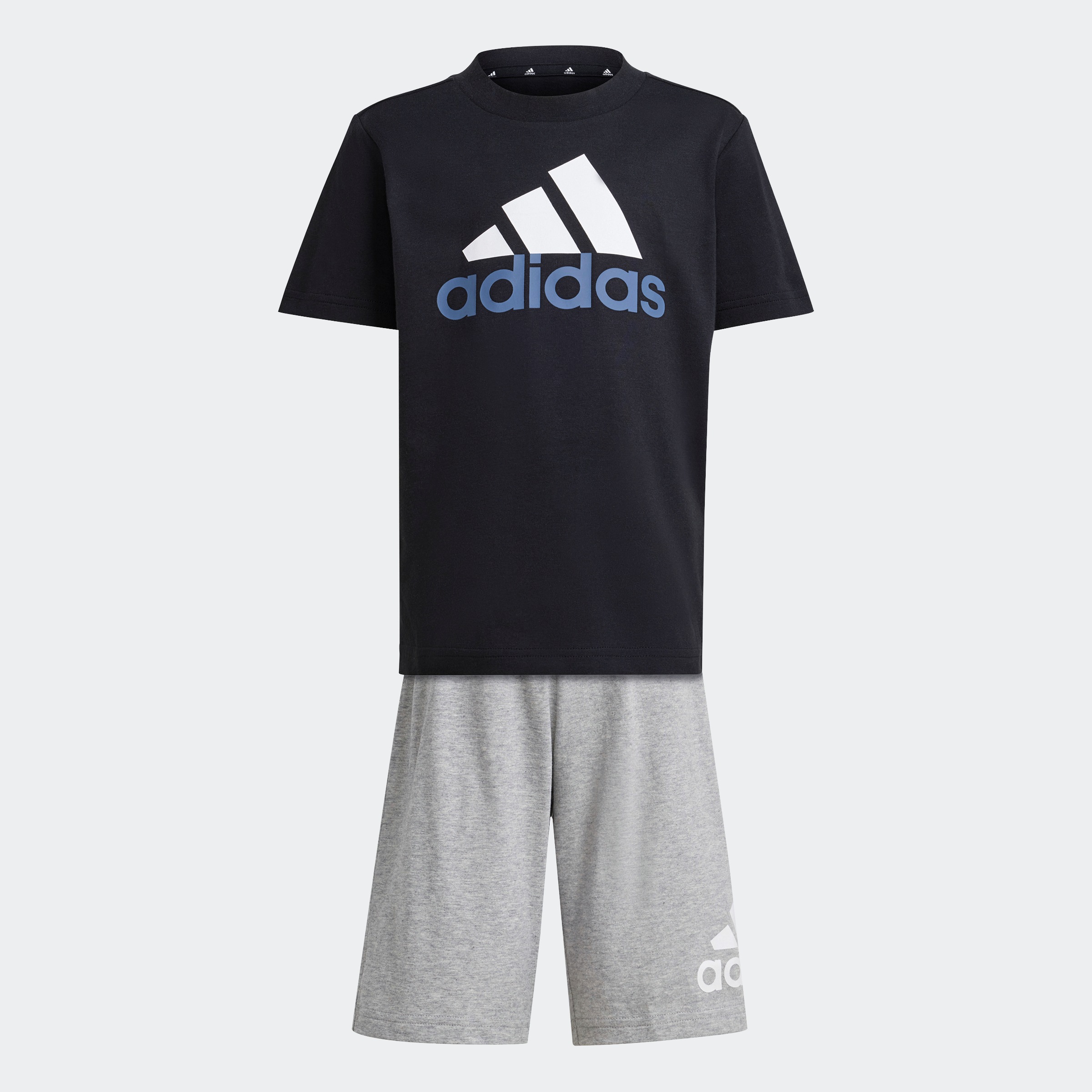 adidas Sportswear Trainingsanzug »ESSENTIALS LOGO UND SHORTS SET«, (2 tlg.)