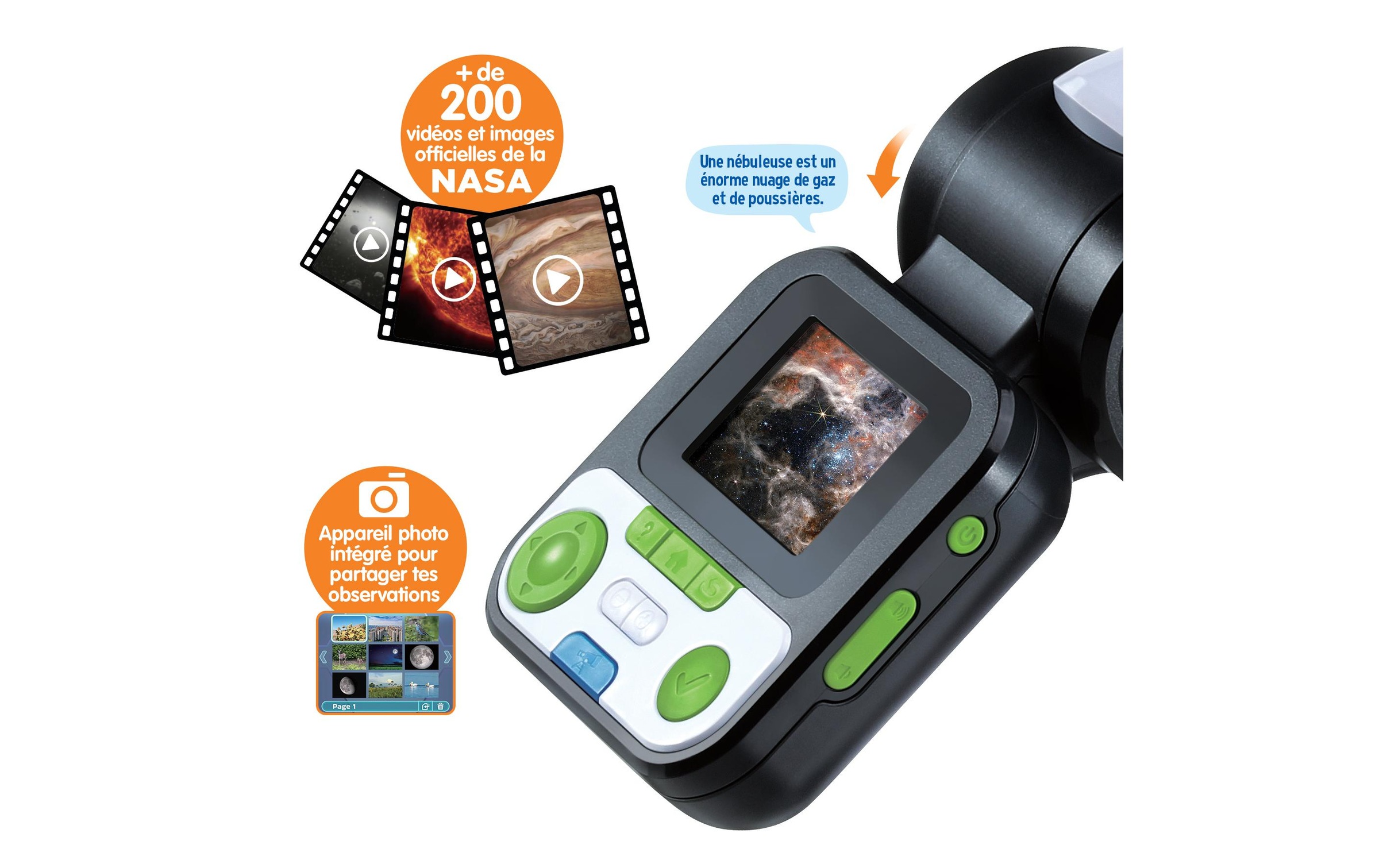 Vtech® Teleskop »Genius XL Téléscope Vidéo interactif -FR-«