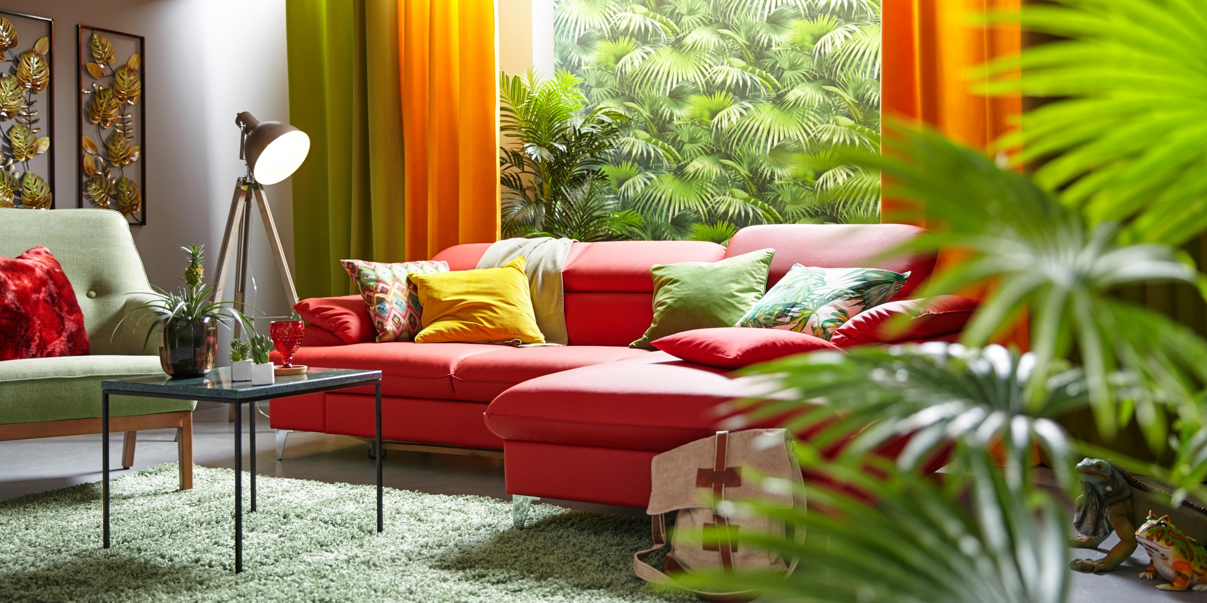COTTA Ecksofa »Caluso L-Form«, mit Kopfteilverstellung, wahlweise mit Bettfunktion & Bettkasten