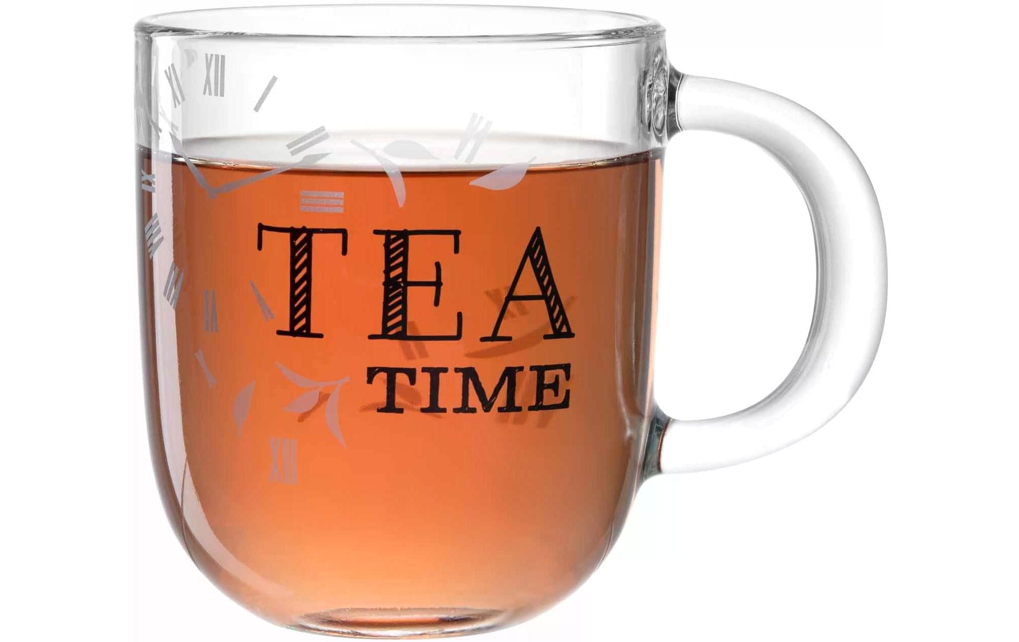 LEONARDO Tasse »Ufficio Tee Time 400 ml, 4 Stück, Transparent«, (1 tlg.)