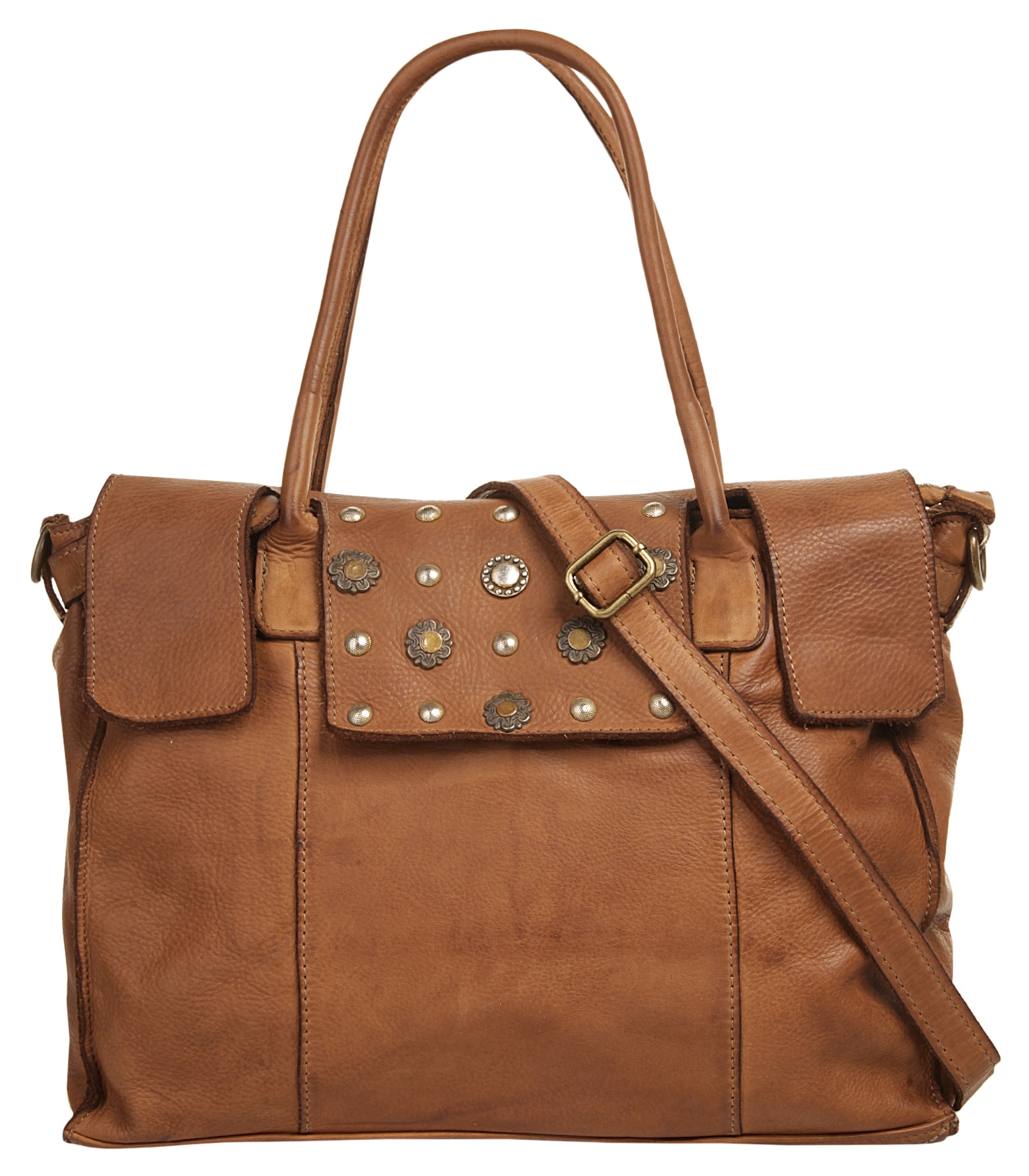 Samantha Look Shopper echt Leder, Made in Italy