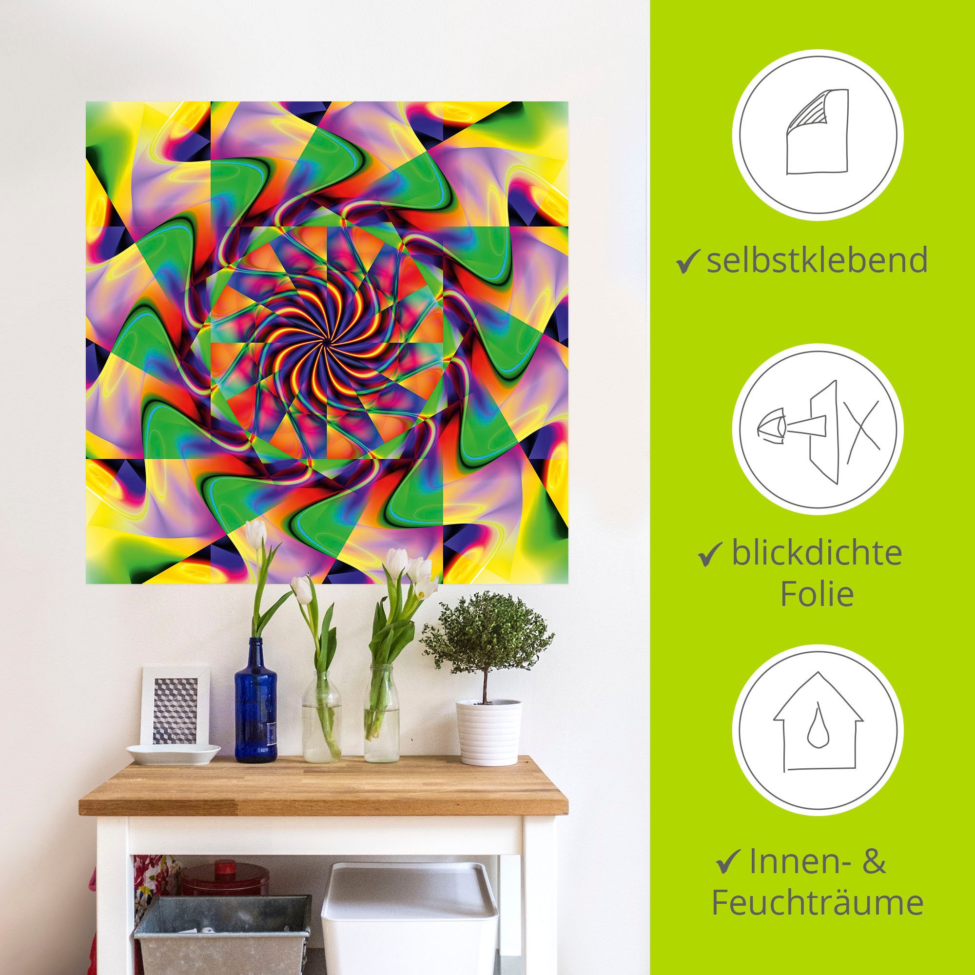 Artland Wandbild »Frequenz Mandala«, Spa Bilder, (1 St.), als Alubild,  Leinwandbild, Wandaufkleber oder Poster in versch. Grössen online kaufen |  Jelmoli-Versand