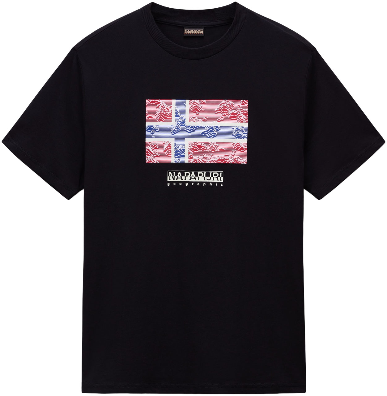 Napapijri T-Shirt »DRAPEAU«, mit Print, Rundhals, Jersey