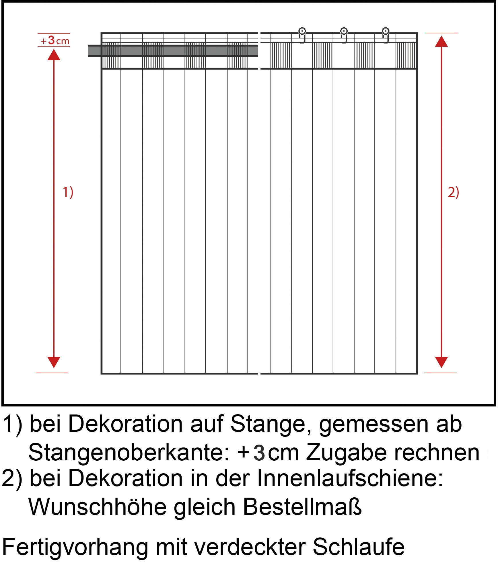 Neutex Mass you! St.), nach »Allure«, Schal mit for Jelmoli-Versand online | cm, 140 kaufen Multifunktionsband, Breite Vorhang (1