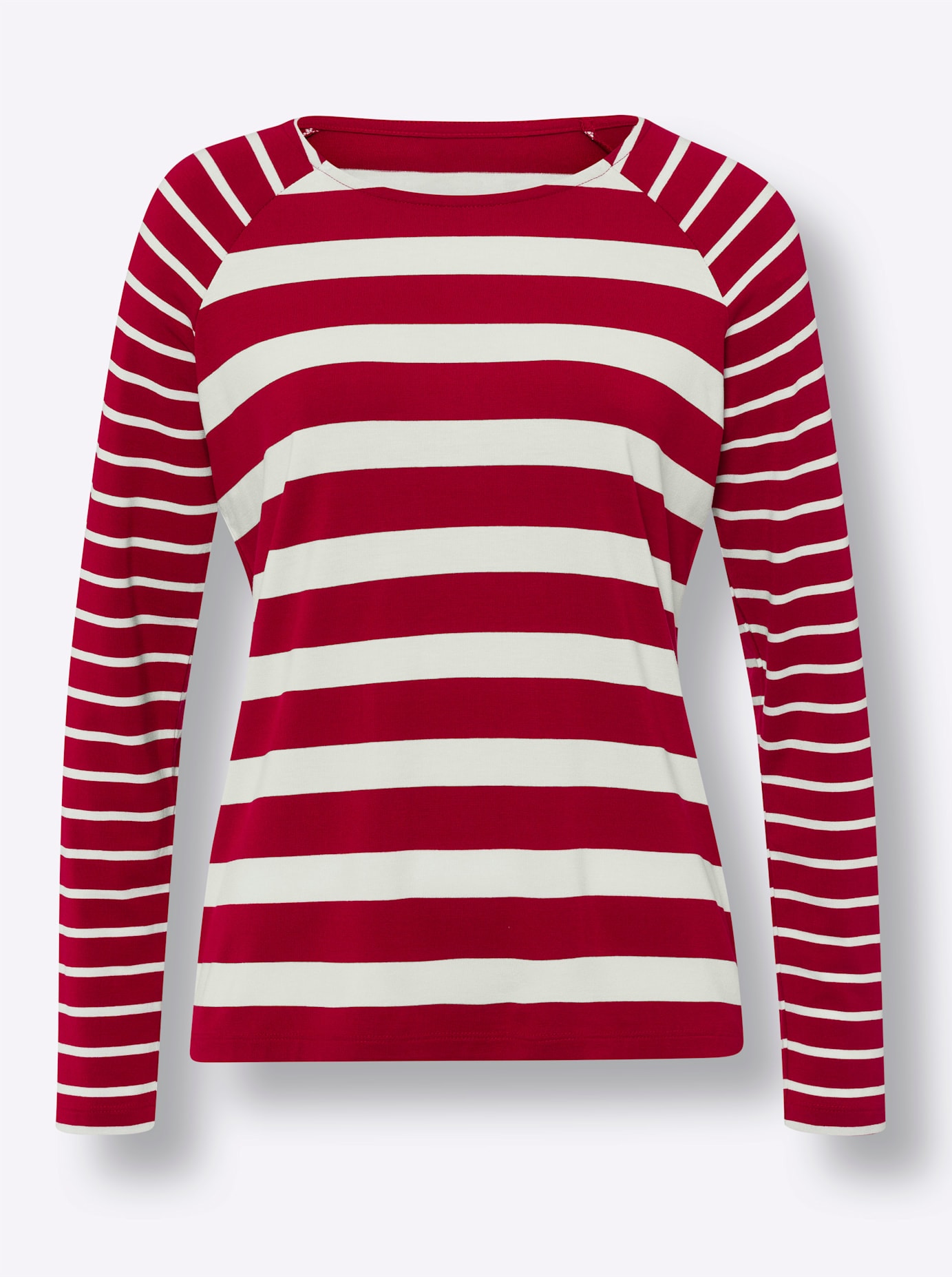 heine Rundhalsshirt »Streifenshirt«, (1 tlg.)