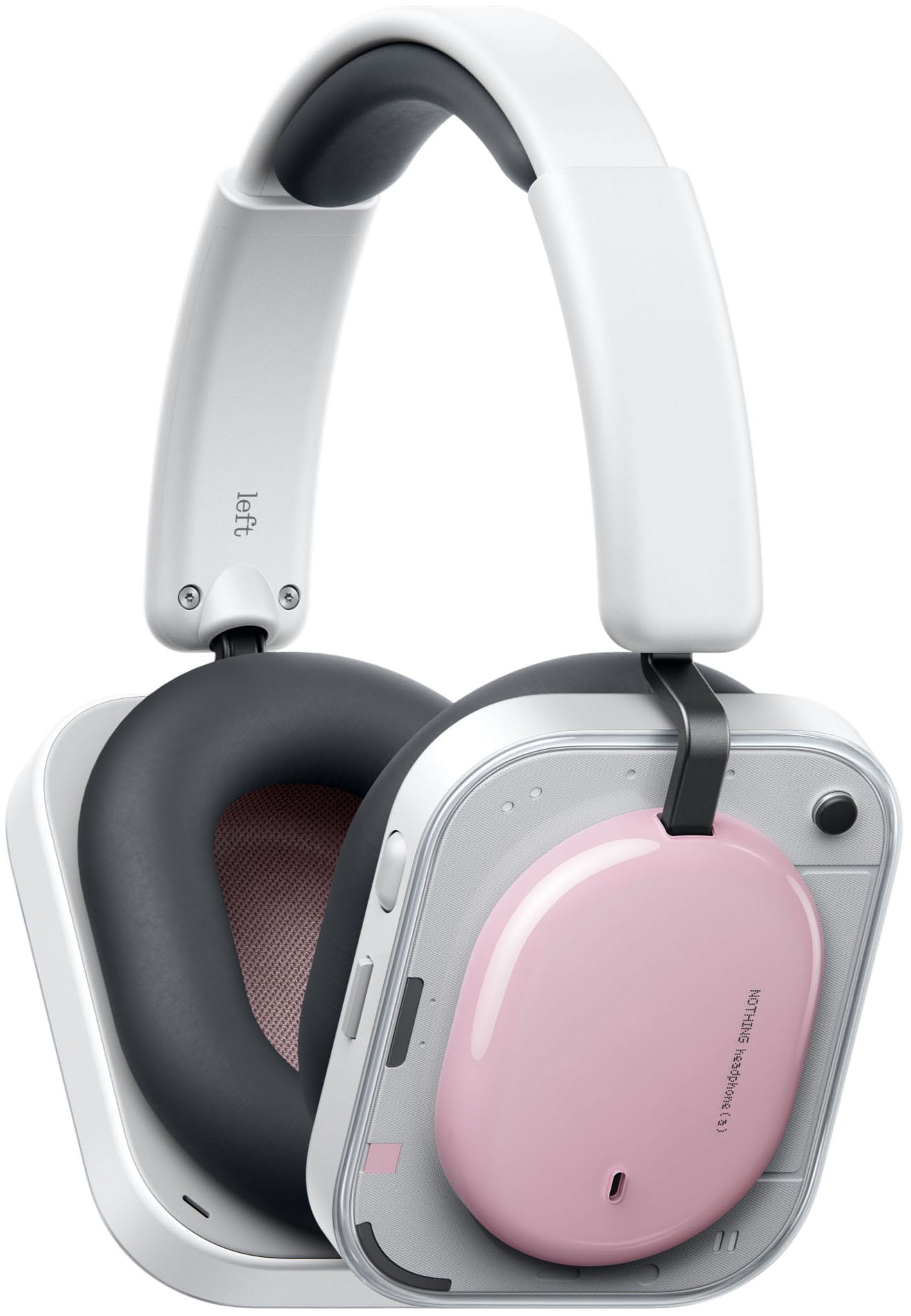 NOTHING Headset "Headphone (a)" Bluetooth Active Noise Cancelling (ANC) Freisprechfunktion Hi-Res Transparenzmodus