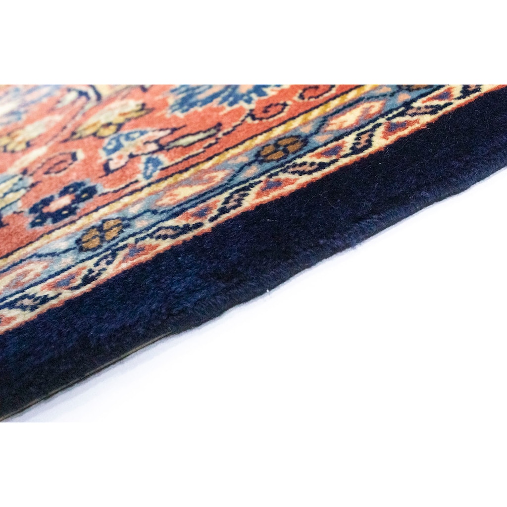 morgenland Wollteppich »Keshan Teppich handgeknüpft dunkelblau«, rechteckig