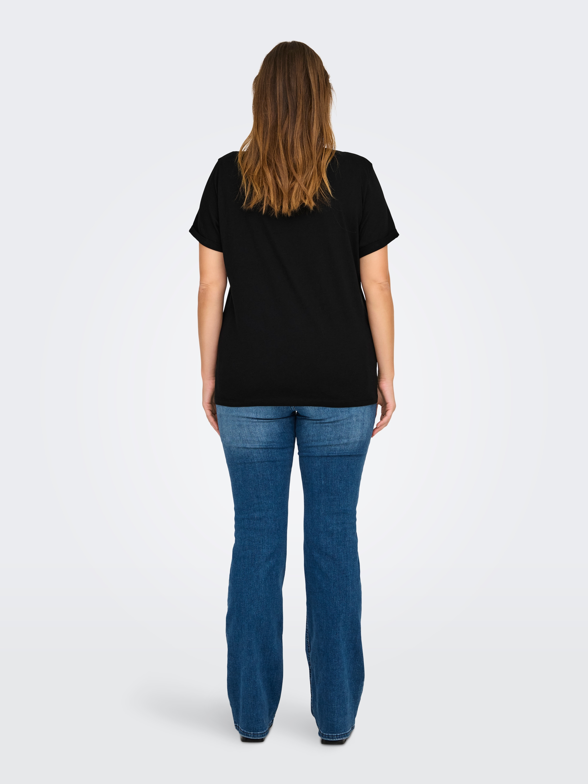 ONLY CARMAKOMA Kurzarmshirt »CARKITI LIFE STAR S/S O-NECK TEE X-MAS«