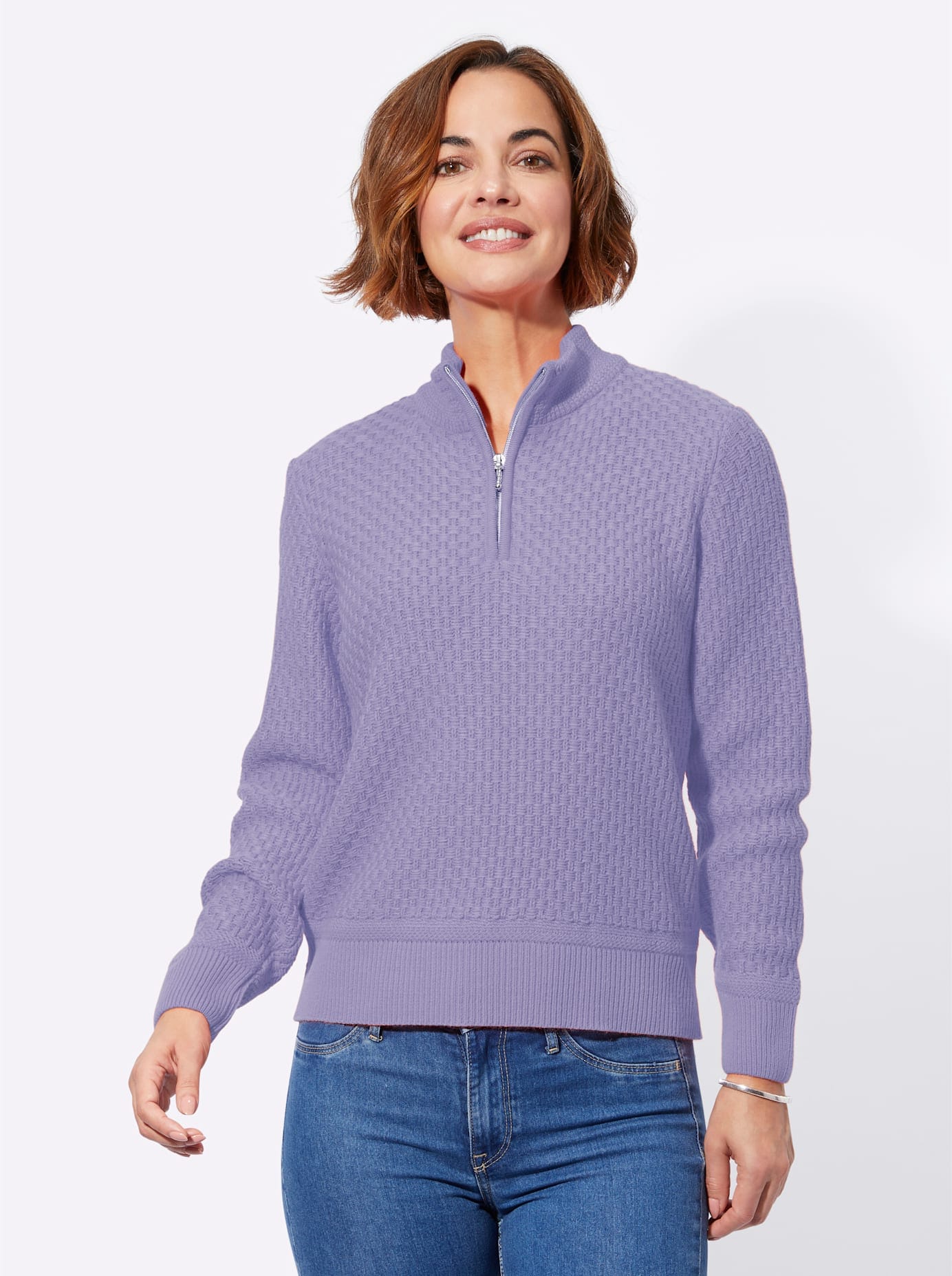 Stehkragenpullover »Pullover«