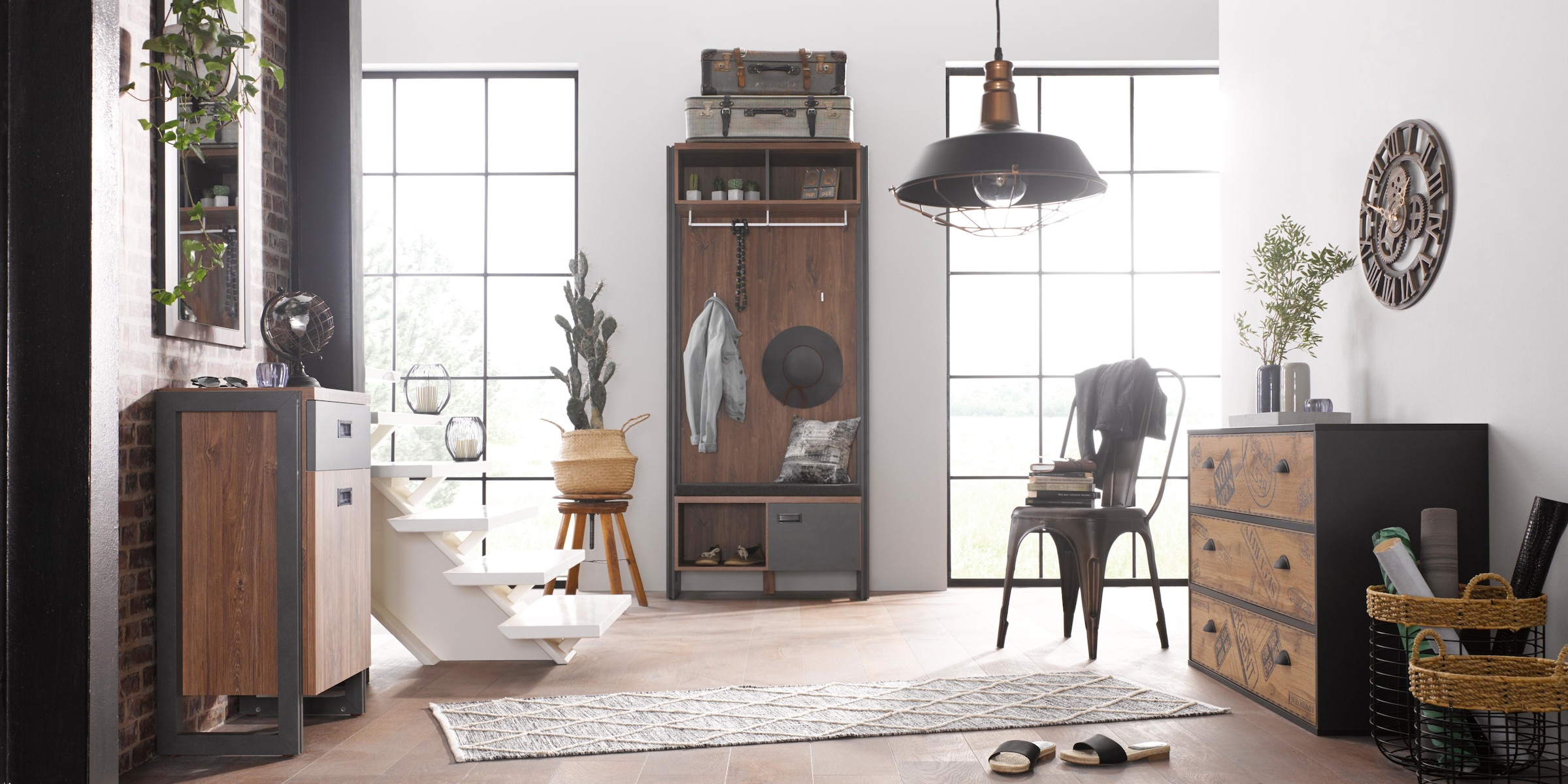 Home affaire Garderobenschrank »Detroit«, 90 cm breit online shoppen |  Jelmoli-Versand