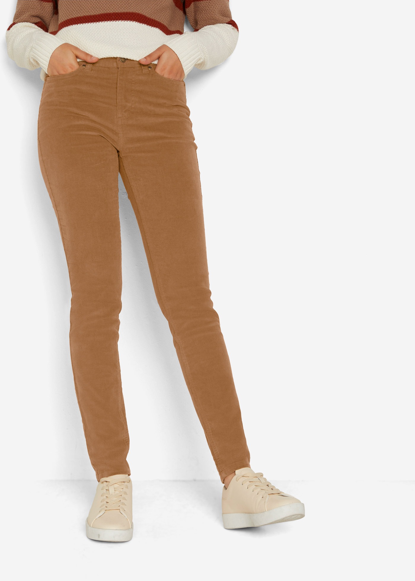 bonprix Cordhose »Stretch-Cordhose, Skinny« im Five-Pocket Style, schmal geschnitten