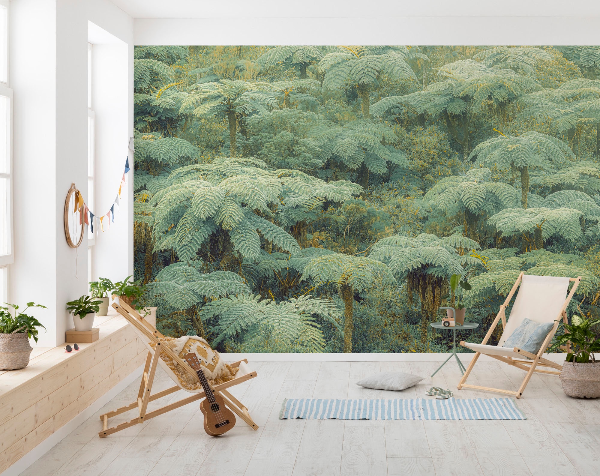 Komar Fototapete »Digitaldruck Vlies - Jungle Lands - Grösse 400 x 250 cm«, bedruckt, Wohnzimmer, Schlafzimmer