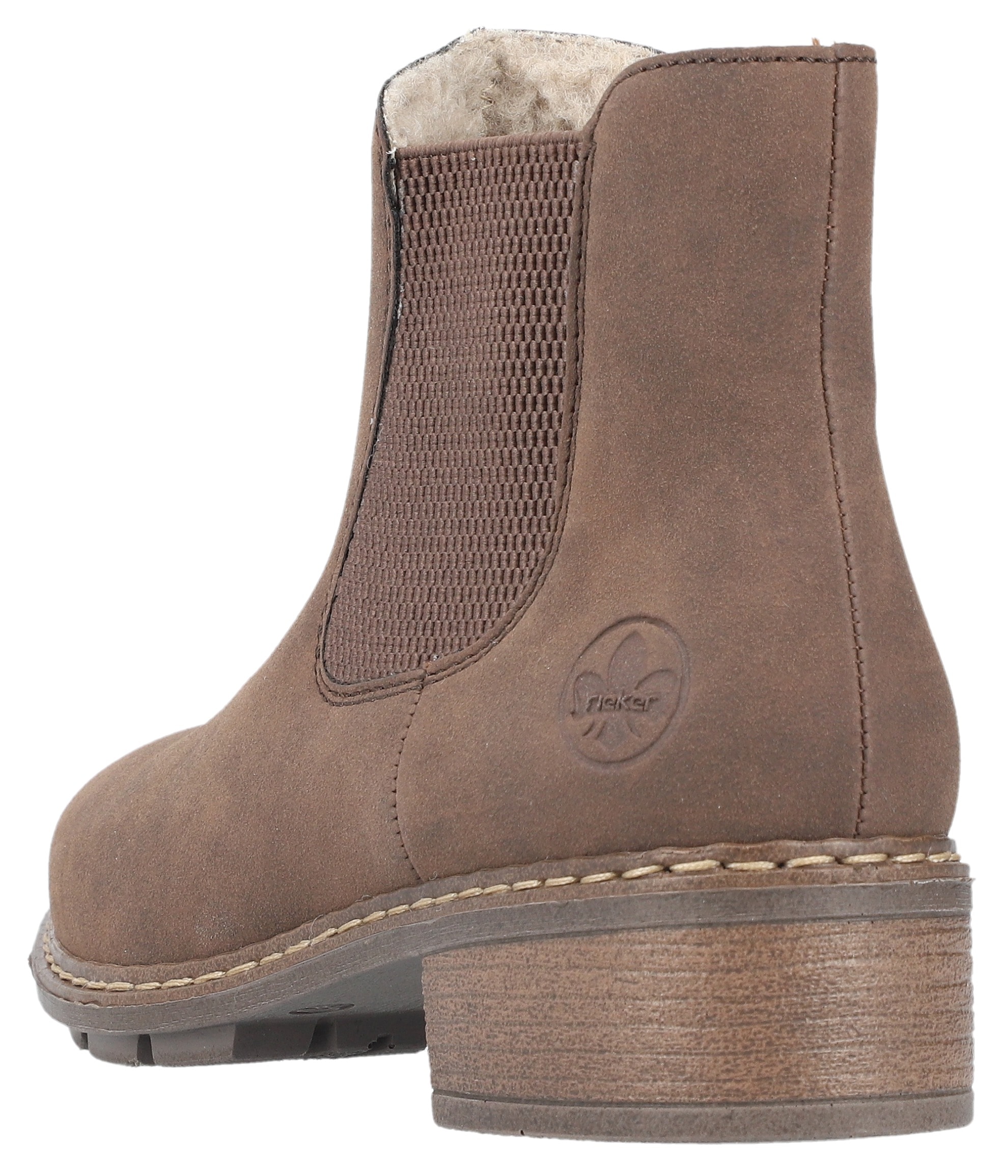 Rieker Winterstiefelette, Chelseaboots, Winterboots mit praktischem Innenreissverschluss