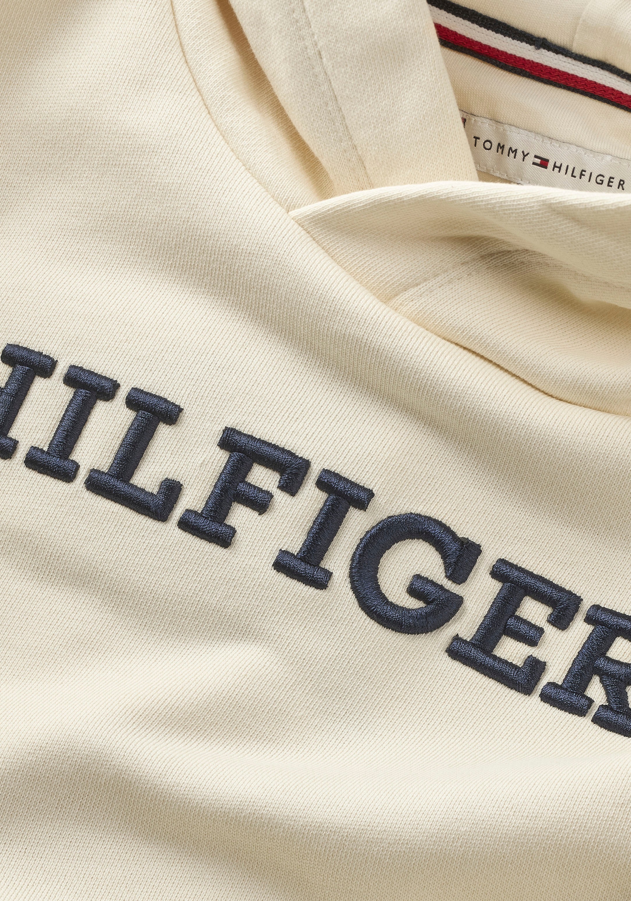 Tommy Hilfiger Kapuzensweatshirt »U MONOTYPE HOODIE«, mit Logo-Stickerei auf der Brust