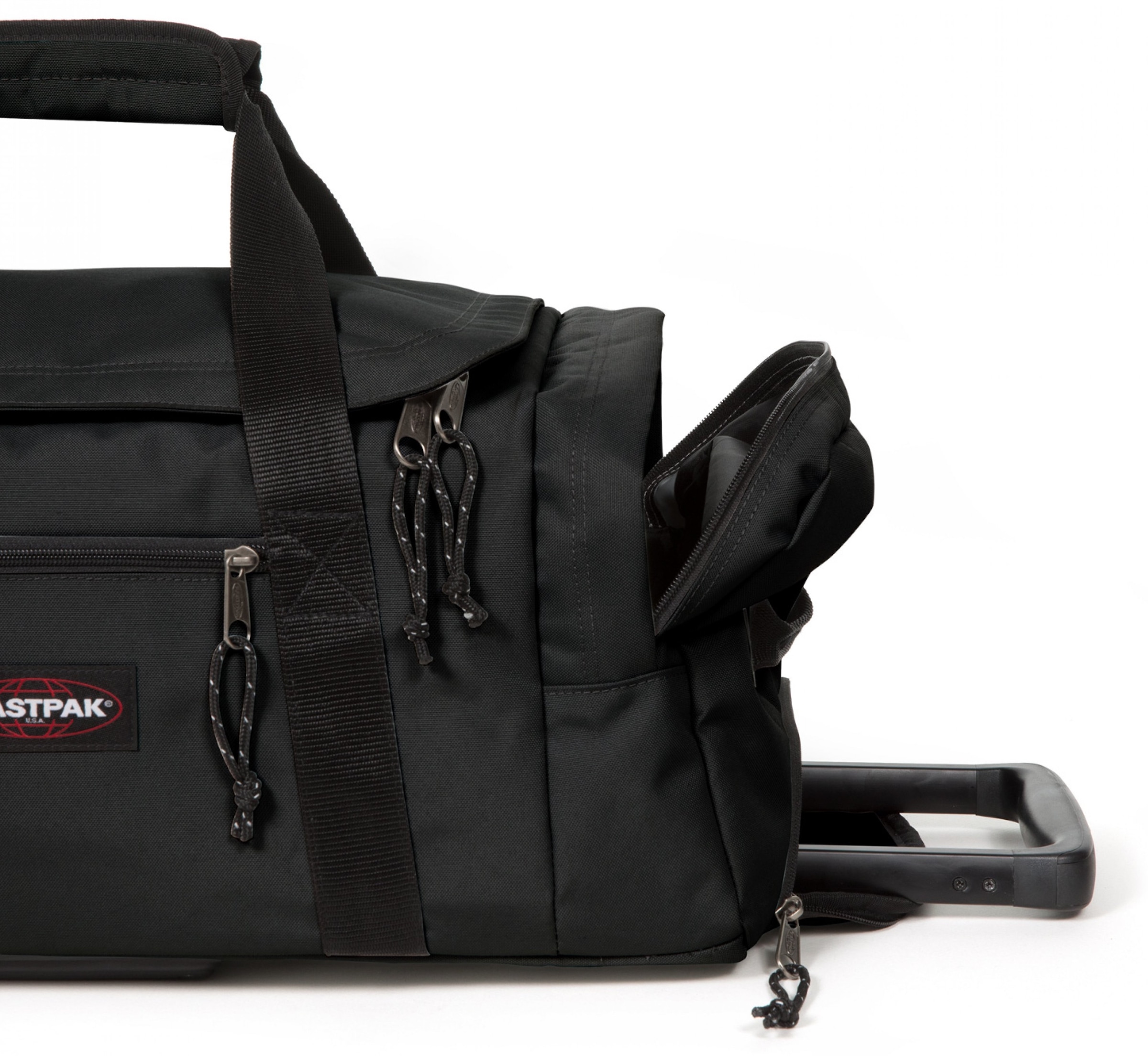 Eastpak Weichgepäck-Trolley »Leatherface S +«, 2 Rollen, mit ausreichend Platz