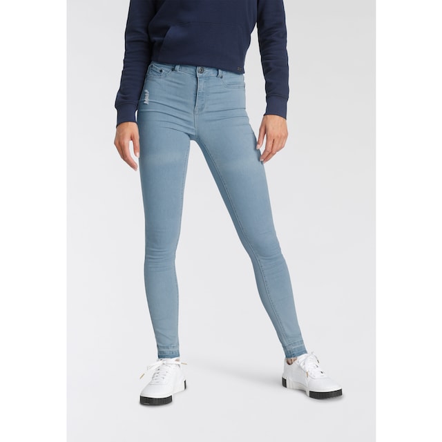 Arizona Skinny-fit-Jeans »Ultra Stretch«, High Waist mit offenem Saum  online kaufen bei Jelmoli-Versand Schweiz