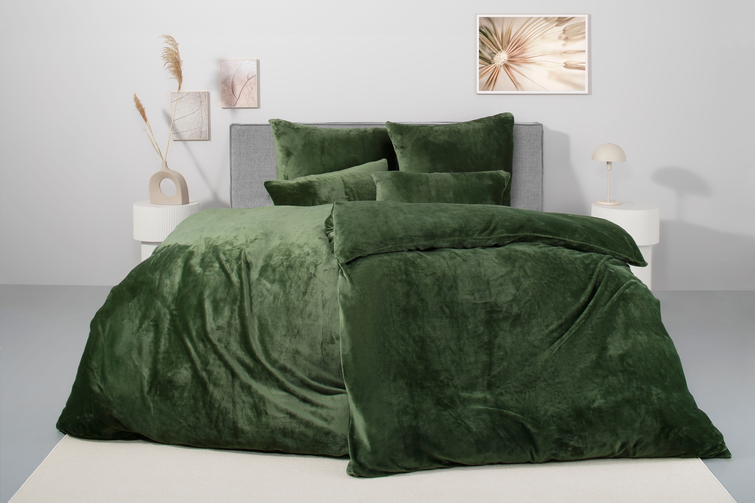 my home Bettwäsche »Desner3«, Bettwäsche mit Reissverschluss, Cashmere-Touch, kuschelig & weich