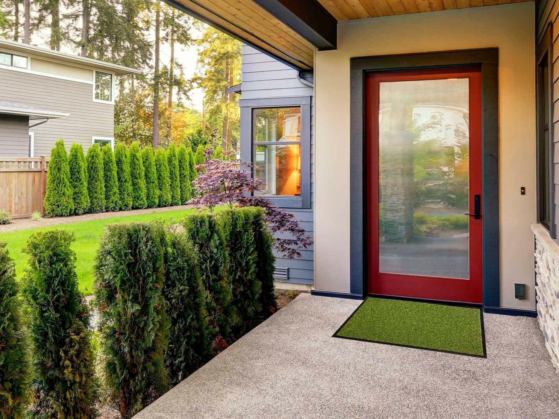 Primaflor-Ideen in Textil Fussmatte »GREEN & CLEAN«, rechteckig, 8 mm Höhe, Schmutzfangmatte, In- und Outdoor geeignet, waschbar