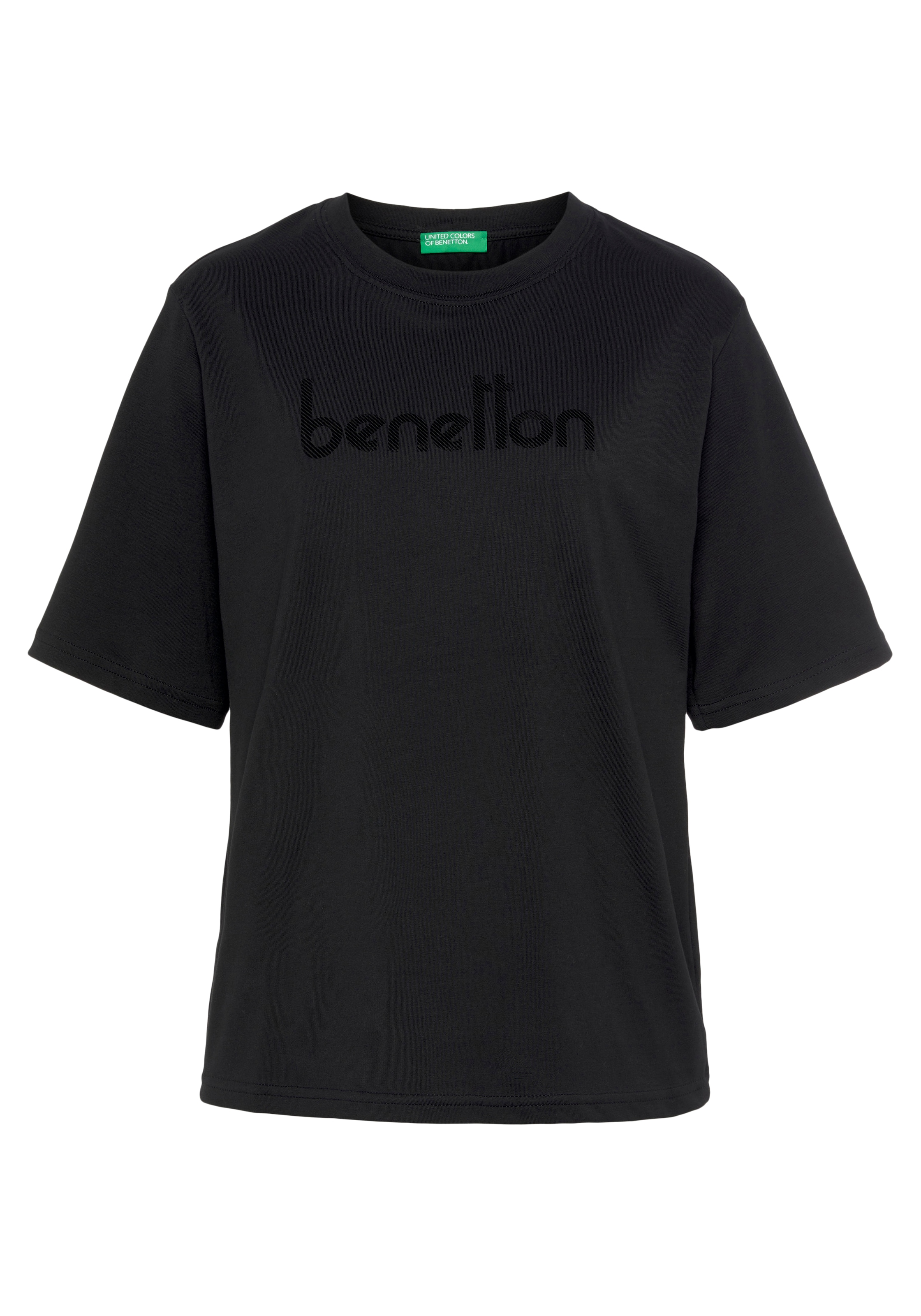 United online Benetton auf der mit of kaufen Colors Brust Jelmoli-Versand | Logodruck T-Shirt,