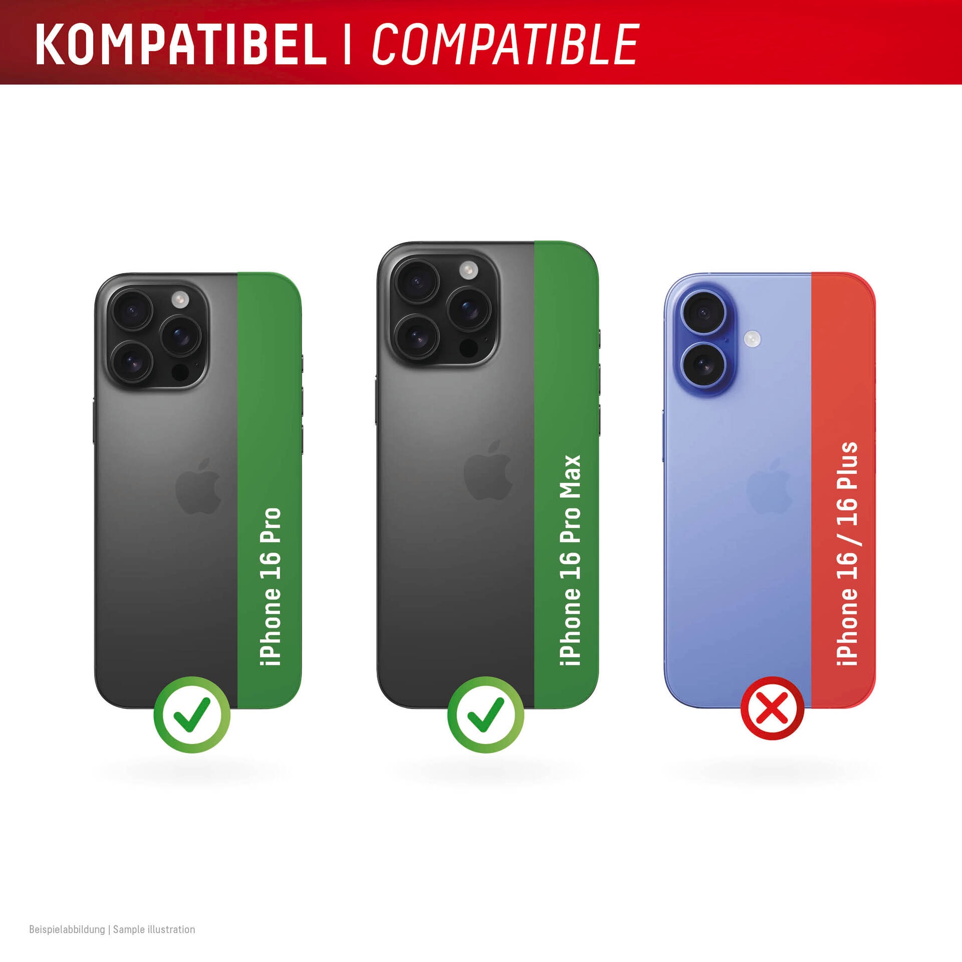 Displex Kameraschutzglas »Camera Lens Glass All-In-One Protector Full Cover«, für Apple iPhone 16 Pro-Apple iPhone 16 Pro Max, (Packung, 2x All-In-One Glas), Objektivschutz, Kameraschutz, kratz- & stossfest