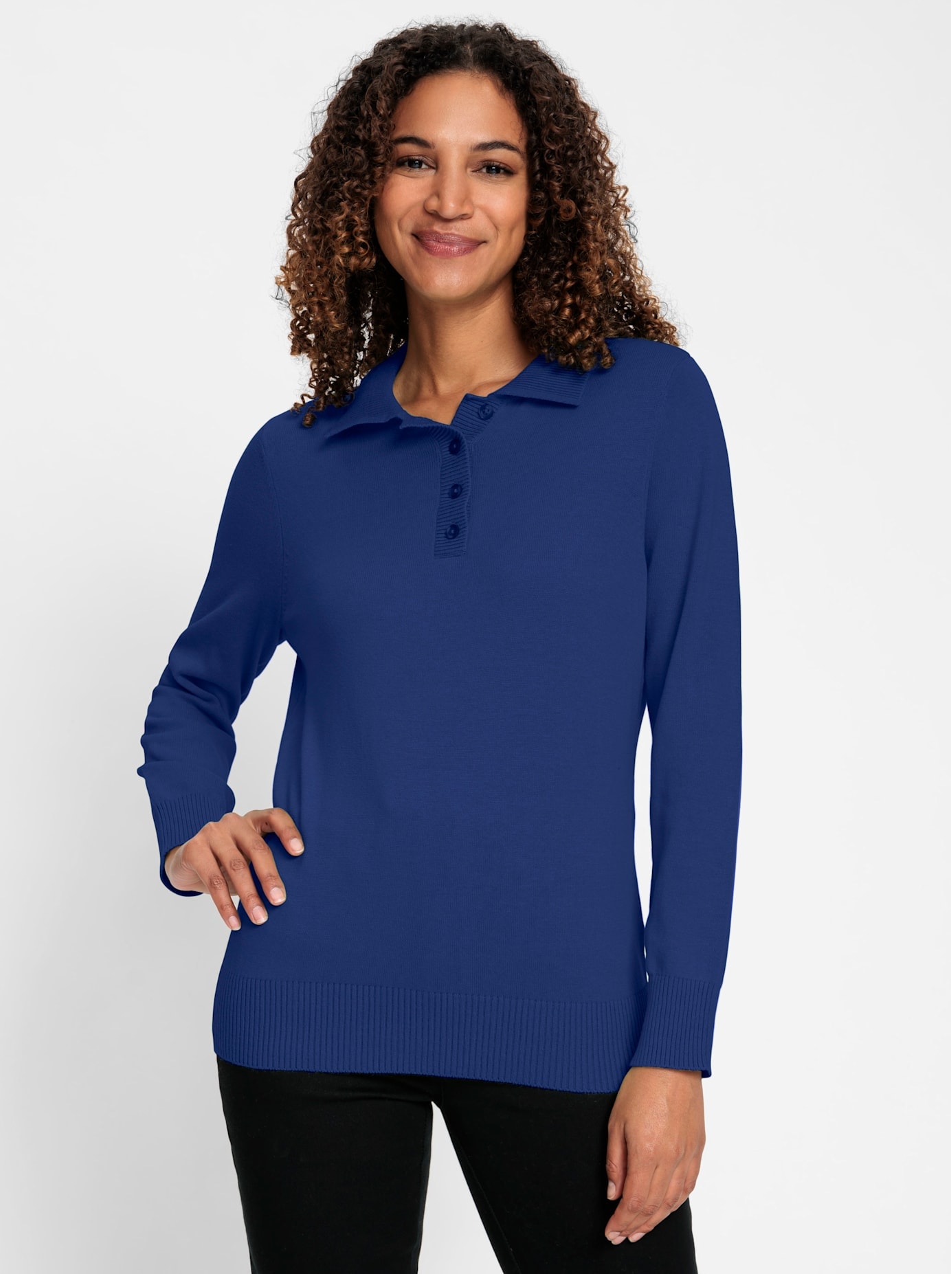 Casual Looks Polokragenpullover »Pullover«