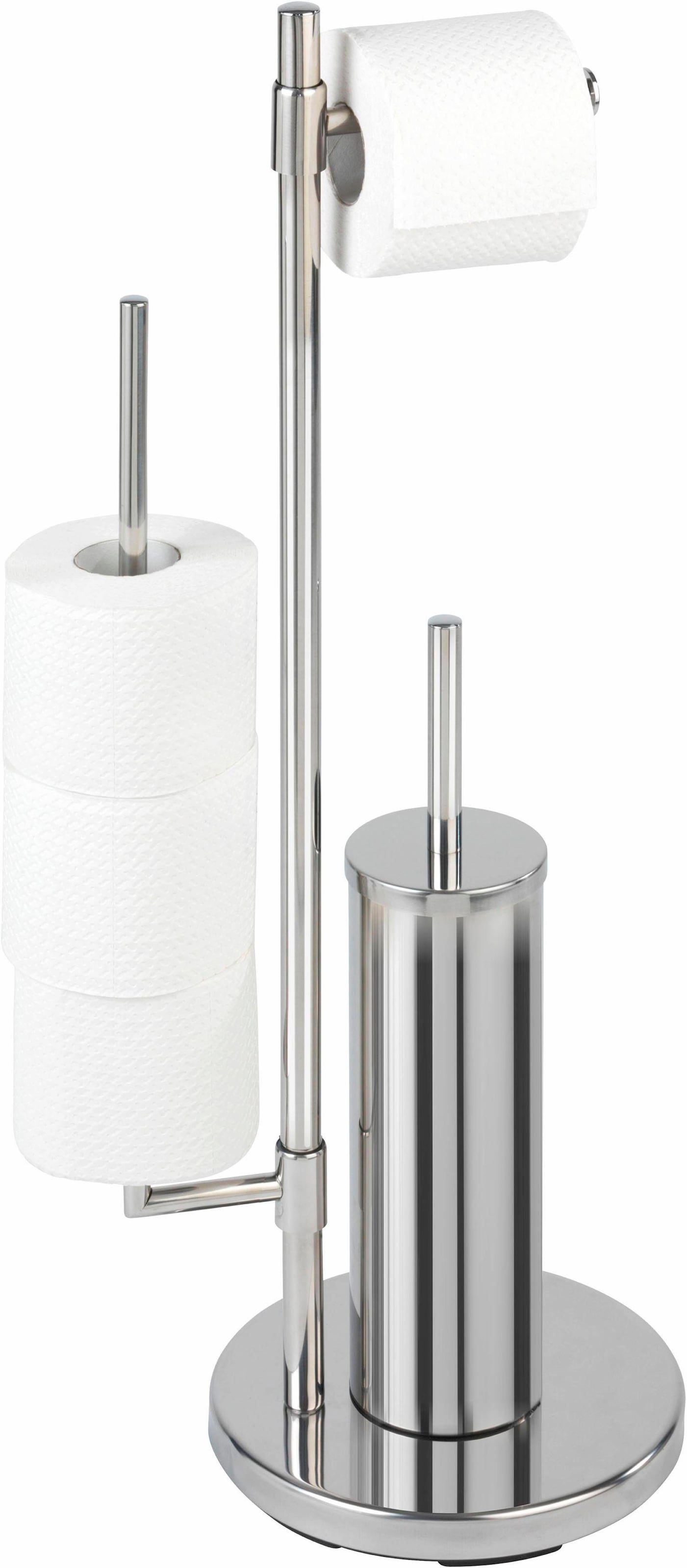 WENKO WC-Garnitur »Universalo«, aus Edelstahl, integrierter zu günstigen Jelmoli-Versand und | kaufen WC-Bürstenhalter Preisen Toilettenpapierhalter