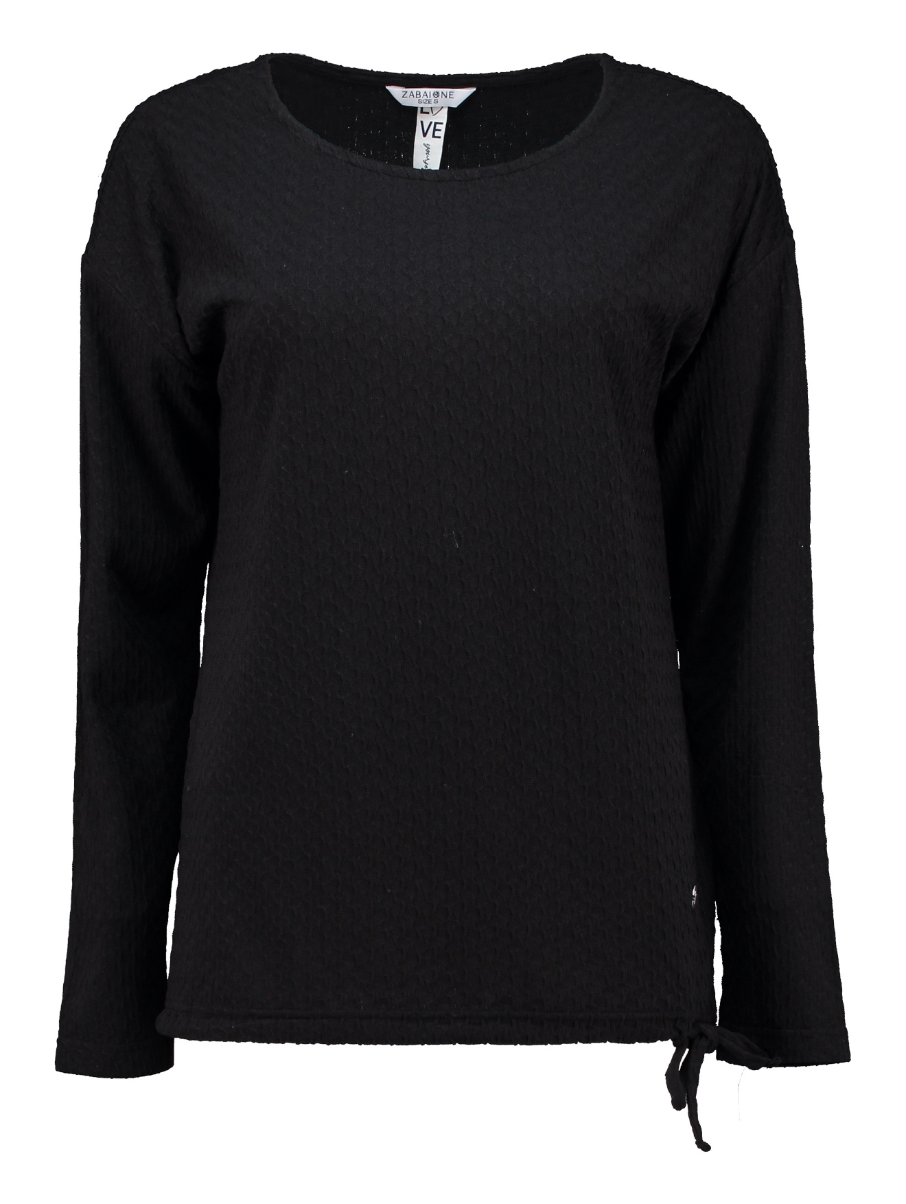 ZABAIONE Langarmshirt »Do44natella«, aus Strukturware