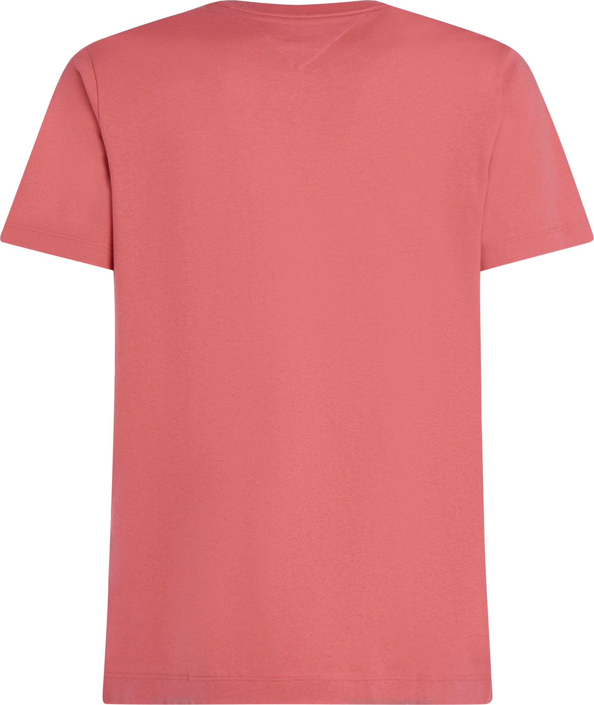 Tommy Hilfiger T-Shirt »ESSENTIAL REG FIT SOLID TEE mit Stickerei und Rundhals«, unifarben, casual, regular fit, Baumwolle, Rundhals