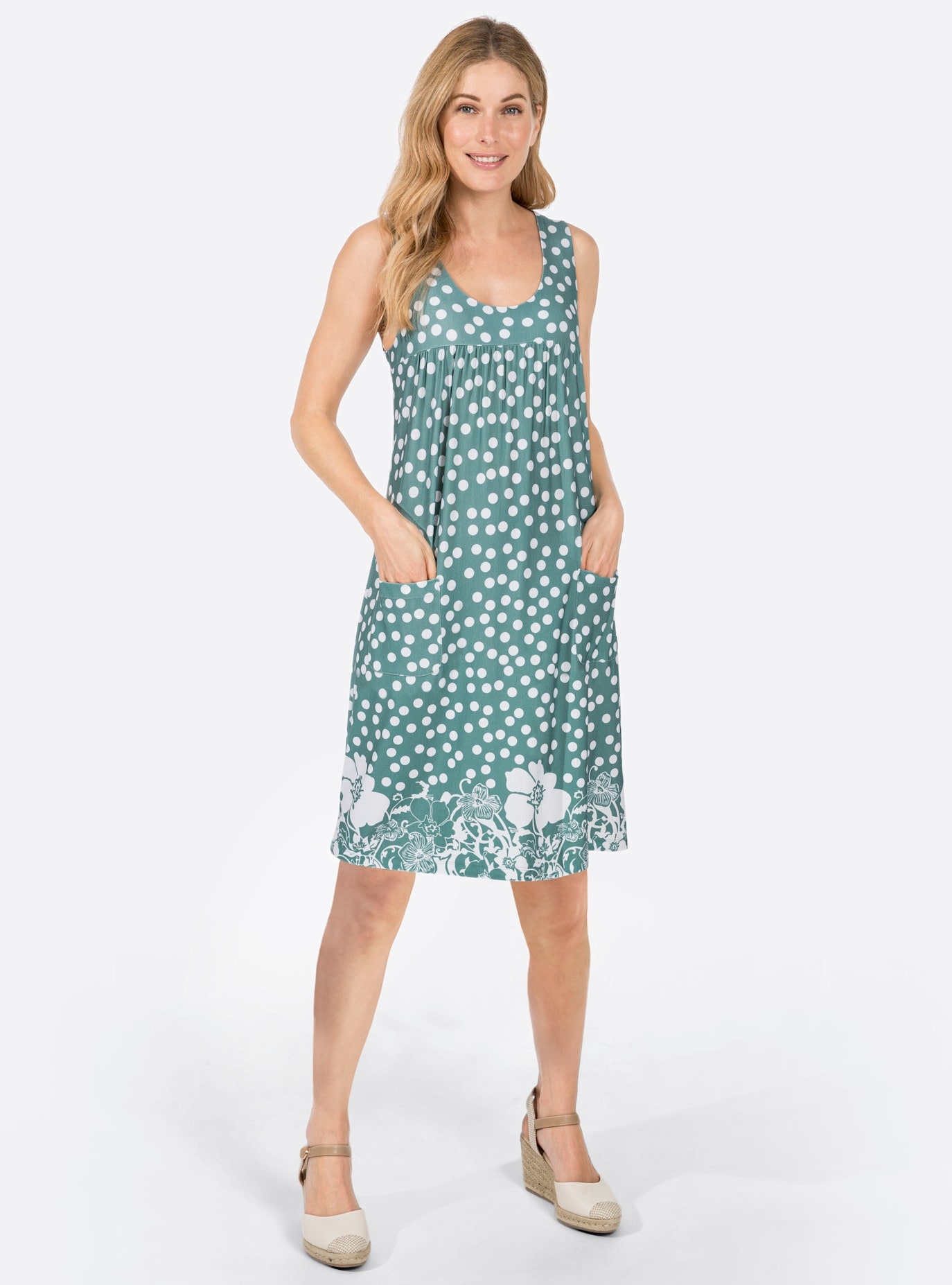 Inspirationen Sommerkleid "Tunika-Kleid" aufgesetzte Taschen