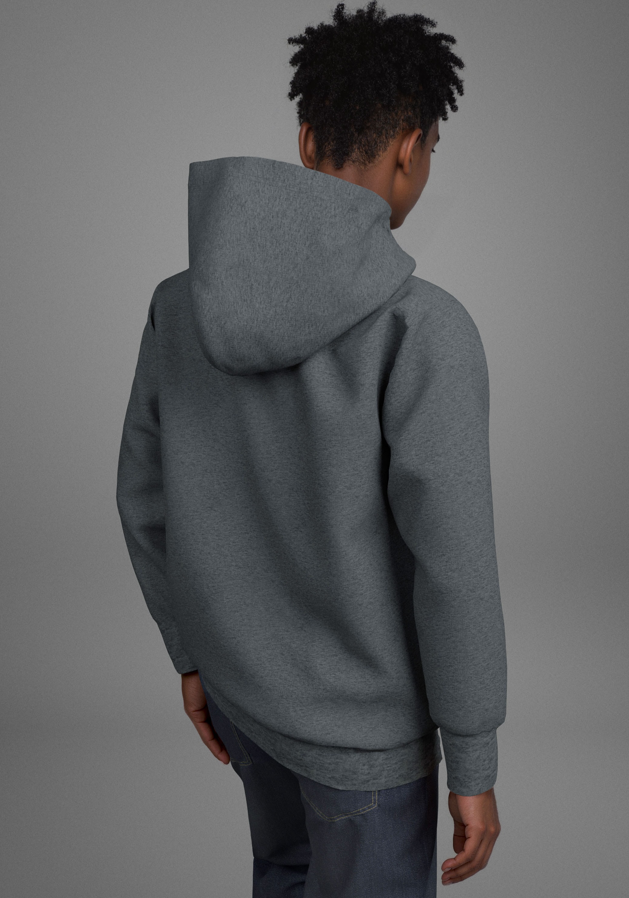 H.I.S Kapuzensweatshirt »Kapuzenhoodie mit Badge«, NEU: H.I.S für TEENS! Hoodie mit kleinem Badge