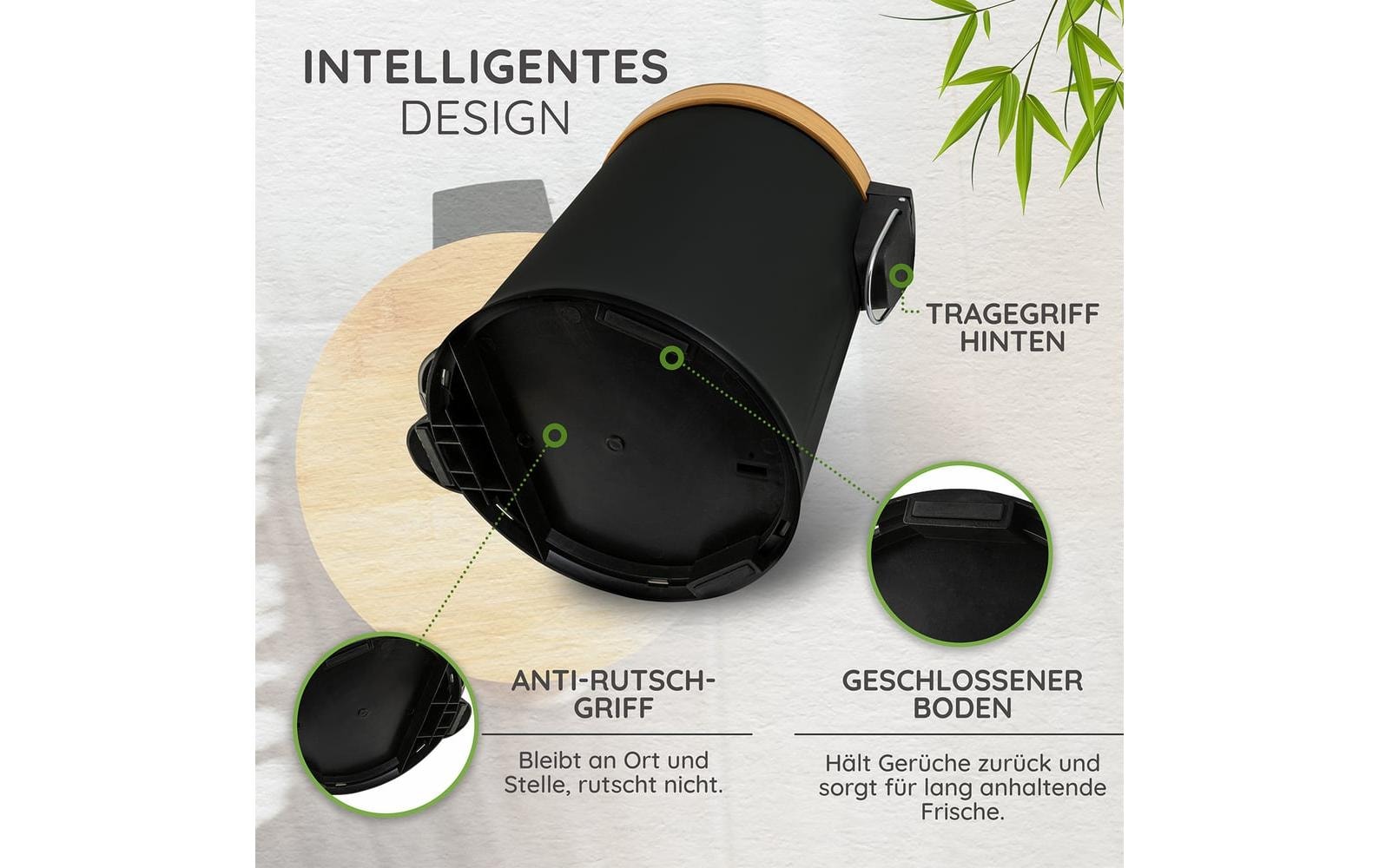 Mülleimer »Exitoso mit Softclose-Deckel 5 l«