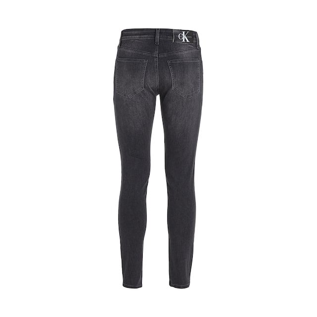 Calvin Klein Jeans Skinny-fit-Jeans »SKINNY«, mit Leder-Badge online kaufen  | Jelmoli-Versand