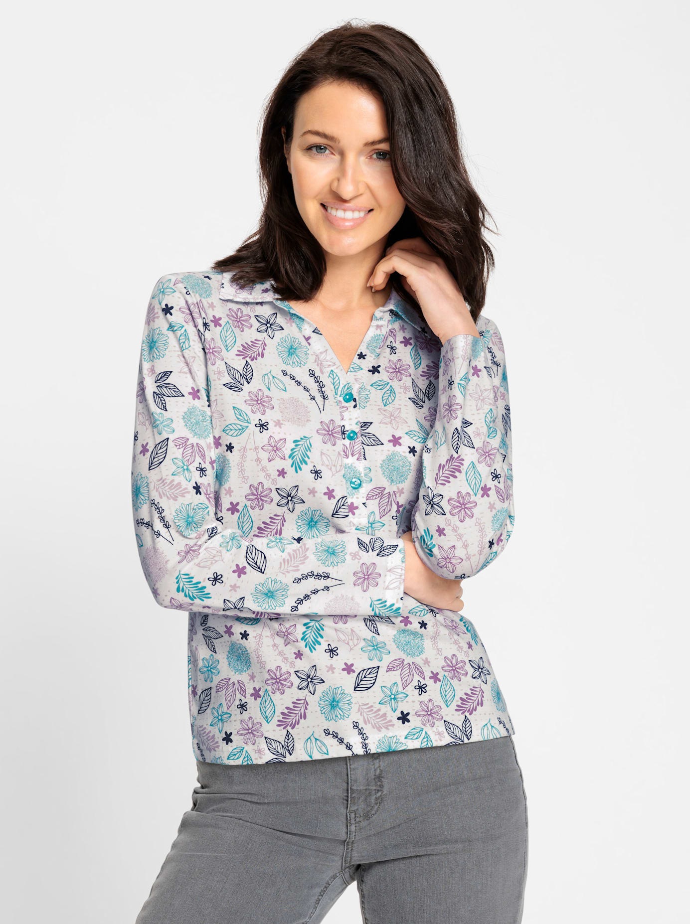 Inspirationen Poloshirt »Poloshirt«, (1 tlg.)
