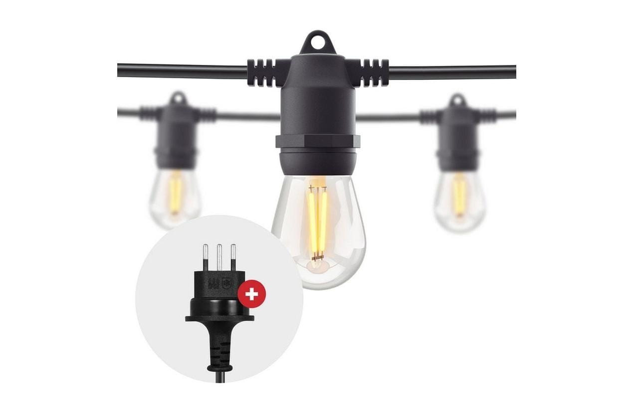 Hombli LED Gartenleuchte »String Light 12 LEDs 5m«, 12 flammig