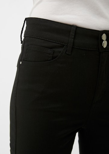 s.Oliver online 5-Pocket-Jeans, Doppelknopf-Verschluss LABEL bestellen mit BLACK Schweiz Jelmoli-Versand bei