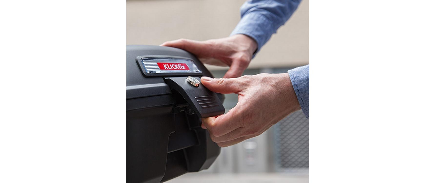 KlickFix Fahrradpumpe »City-Box Racktime«