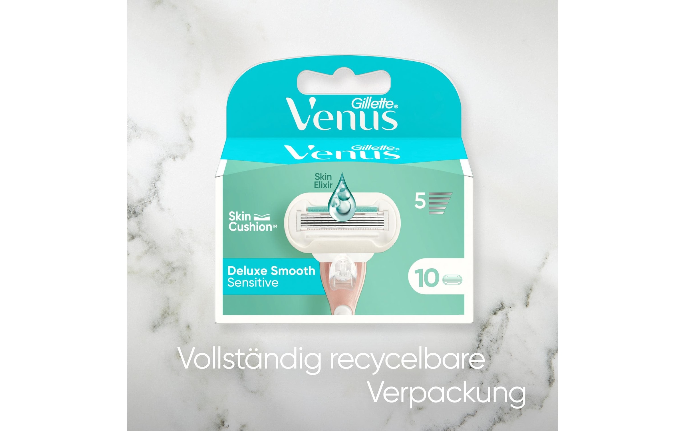 Gillette Venus Rasierklingen »Deluxe Smooth Systemklingen 10 Stück«