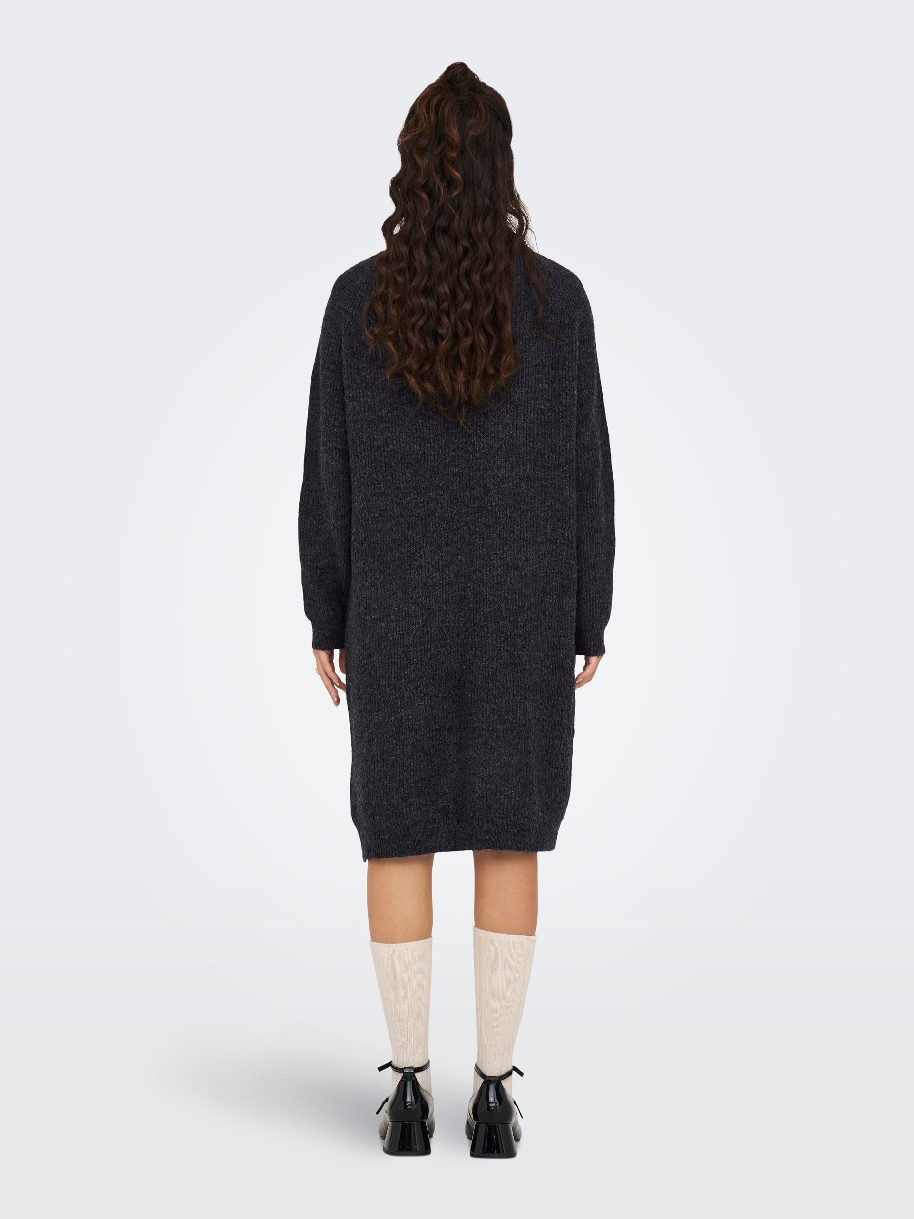 ONLY Strickkleid »ONLSILLY LS ROLLNECK DRESS BF KNT«, mit Rollkragen
