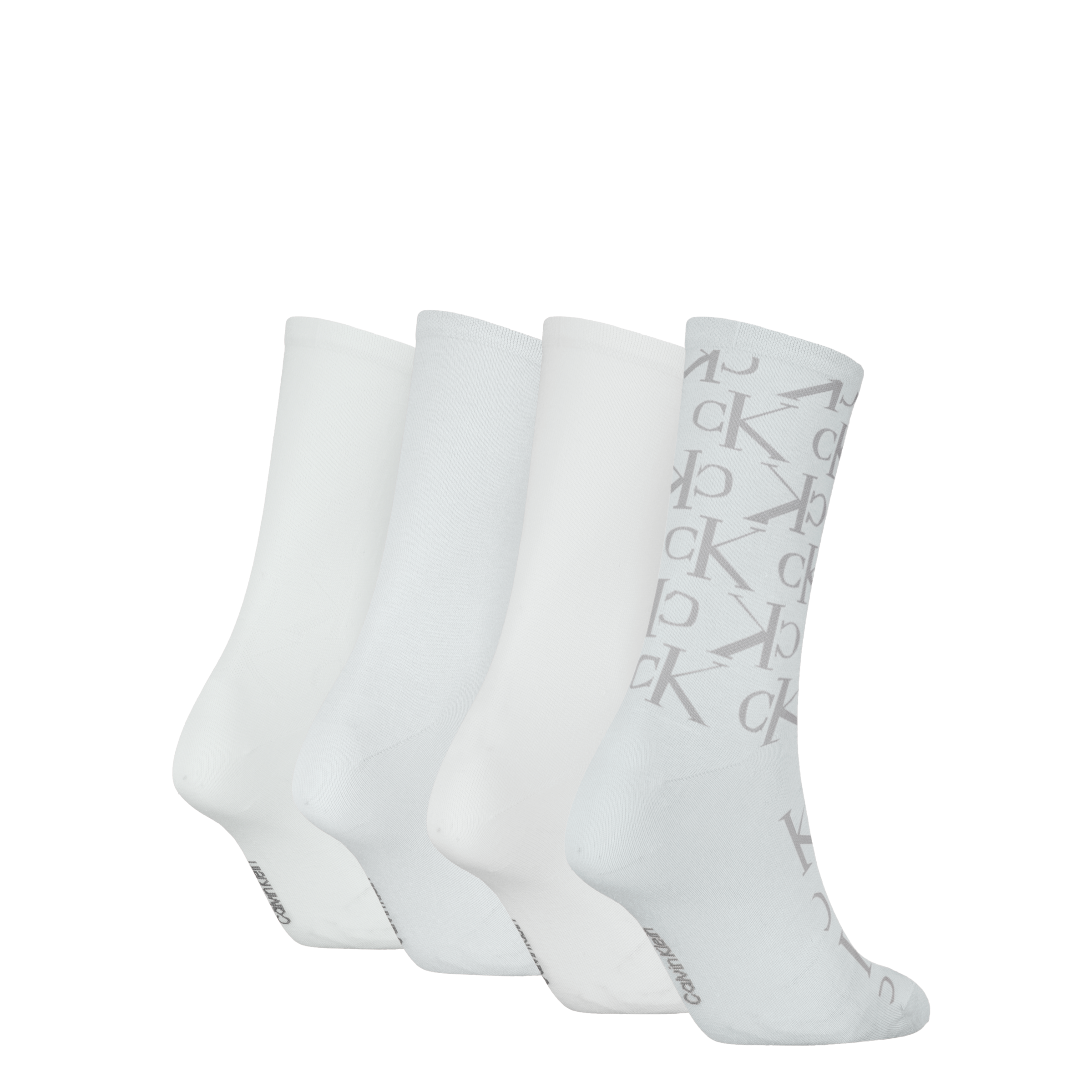 Calvin Klein Jeans Socken »CKJ WOMEN SOCK 4P HOLIDAY PACK AOP«, (4 Paar, 4er Pack), Logo, schmales Bündchen