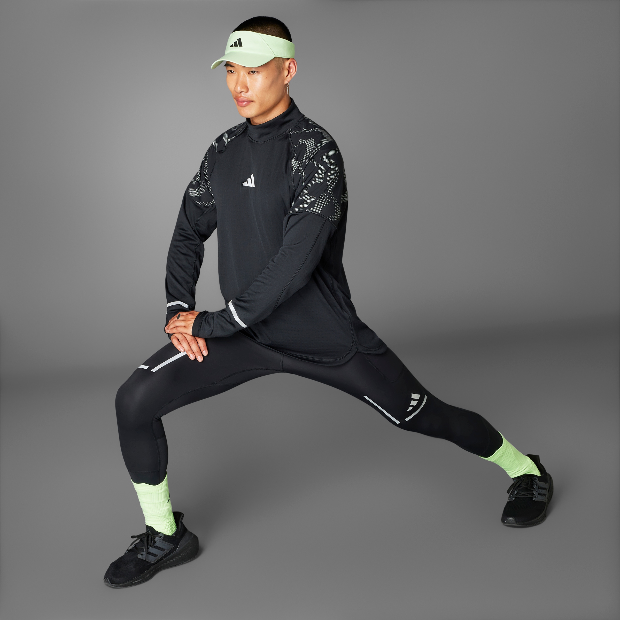 adidas Performance Rollkragenshirt »ULT HIVIS 1/2 M«, Running Langarmshirt