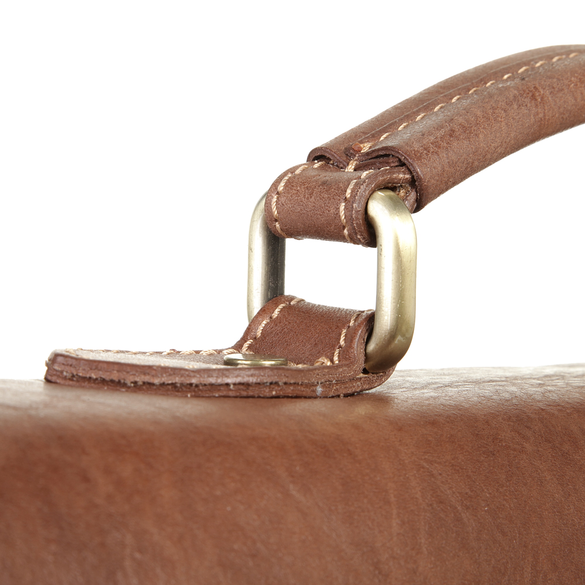 Piké Aktentasche, echt Leder, Made in Italy
