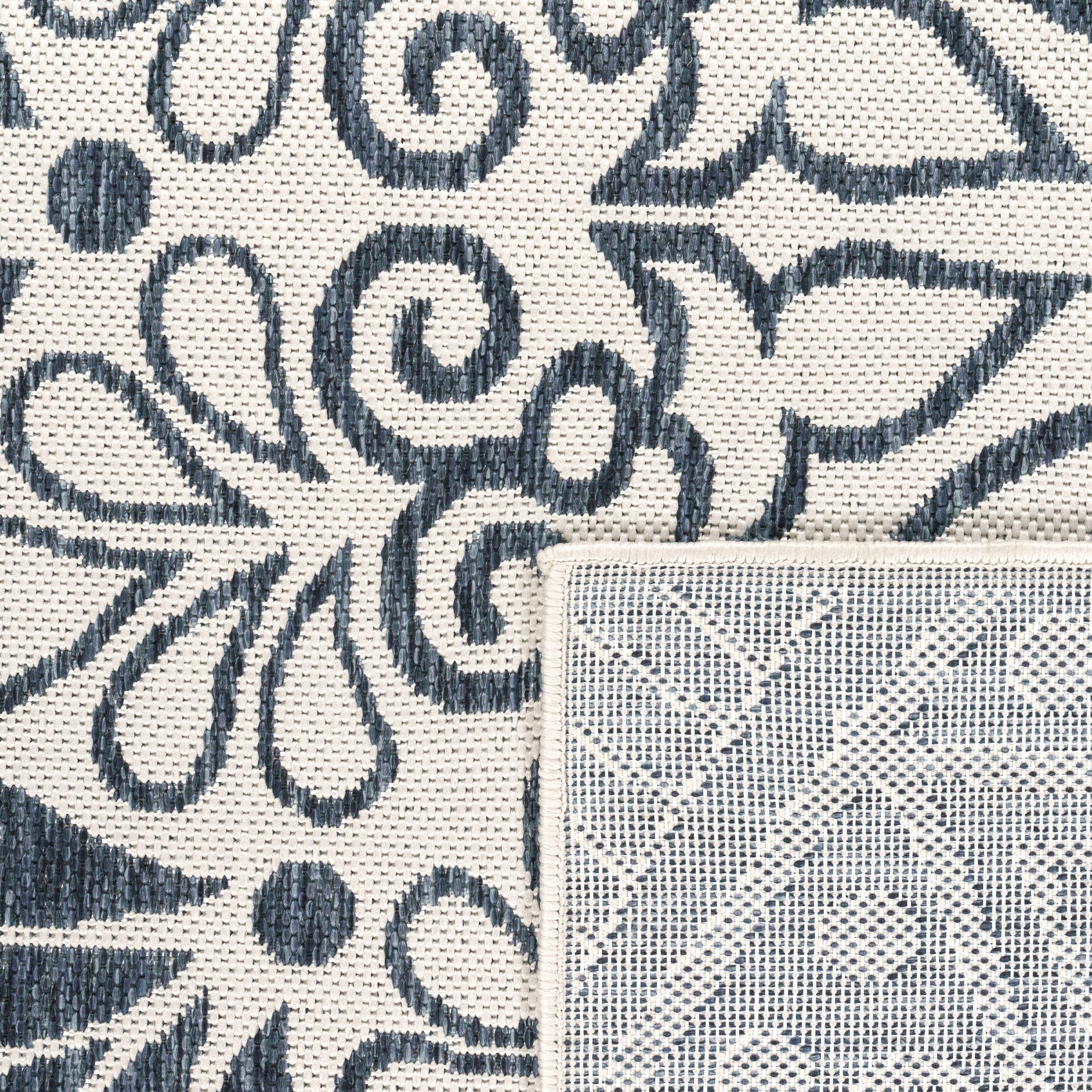 Paco Home Teppich »Coco 205«, rechteckig, 4 mm Höhe, Flachgewebe, Paisley Muster, In- und Outdoor geeignet