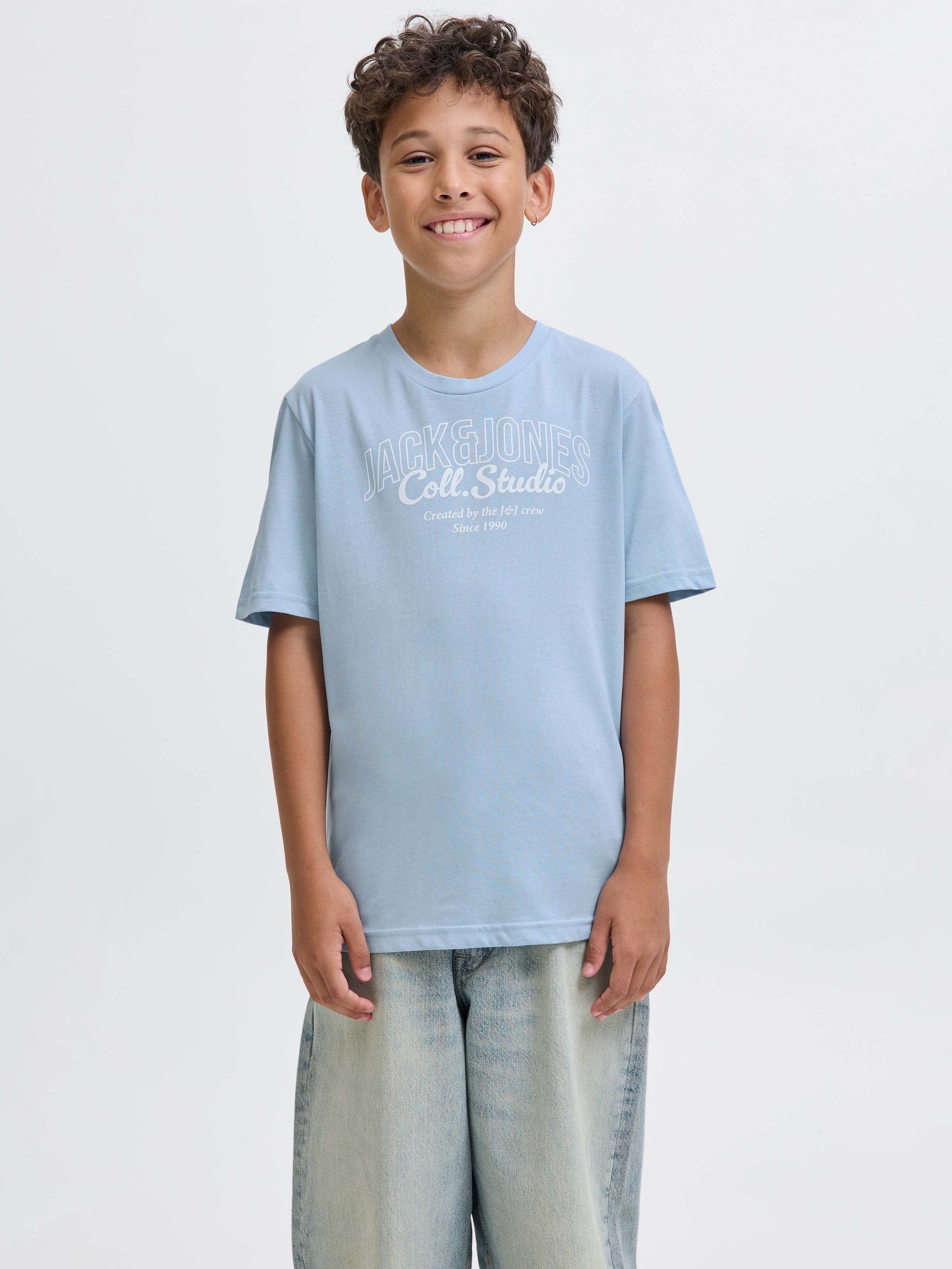 Jack & Jones Junior T-Shirt »JJMAKOTO TEE SS CREW NECK 5PK MP JNR«, (Packung, 5 tlg.)