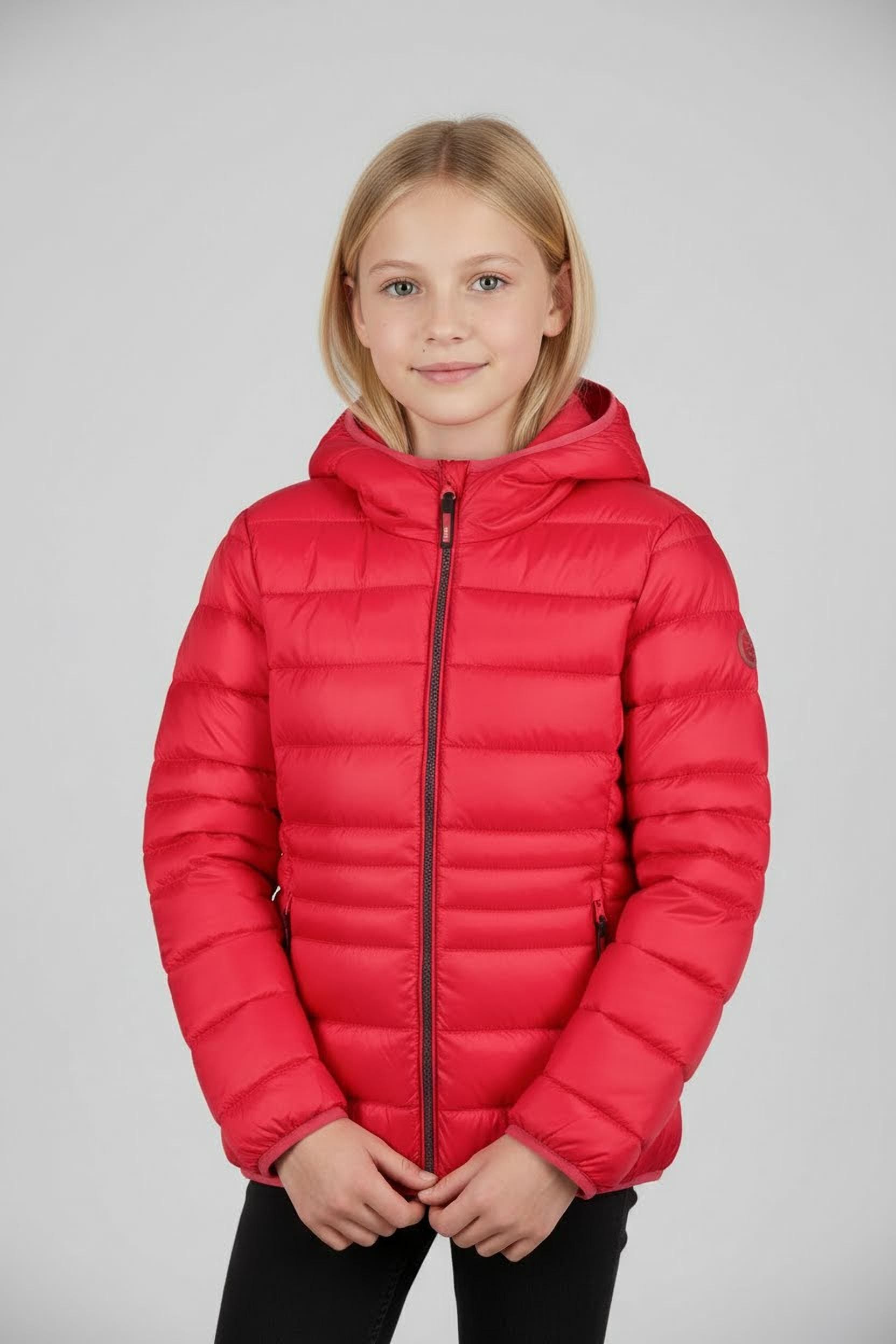 Cmp Carminio Steppjacke "Kid G Jacket Fix Hood" Mit Kapuze Mit Durchgehendem Reissverschluss, Winddicht, Wasserabweisend
