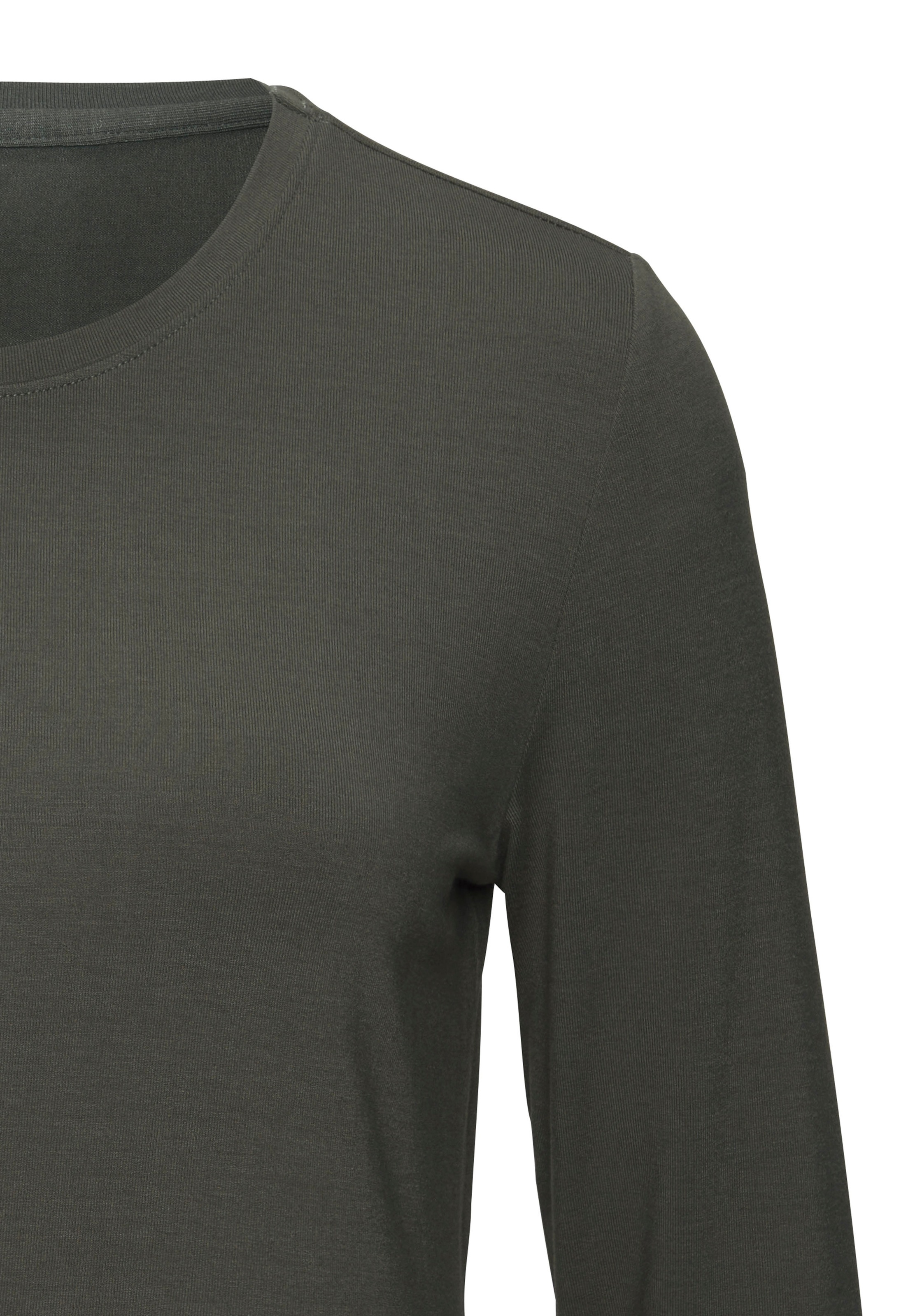 LASCANA Stehkragenshirt »aus weichem Viskose-Stretch«, (2er-Pack)