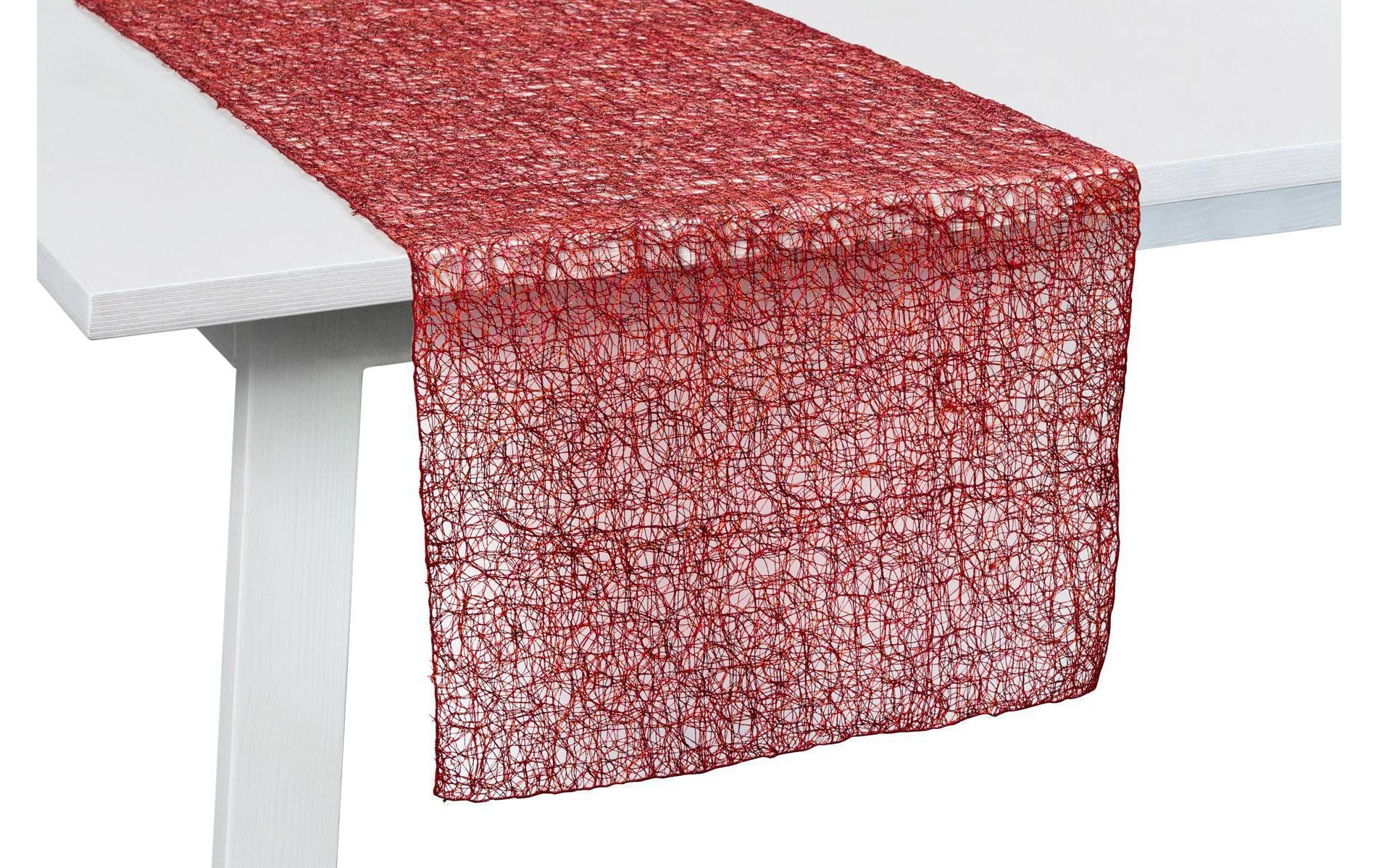 Tischläufer »Veneto 45 cm x 45383 m, Rot«