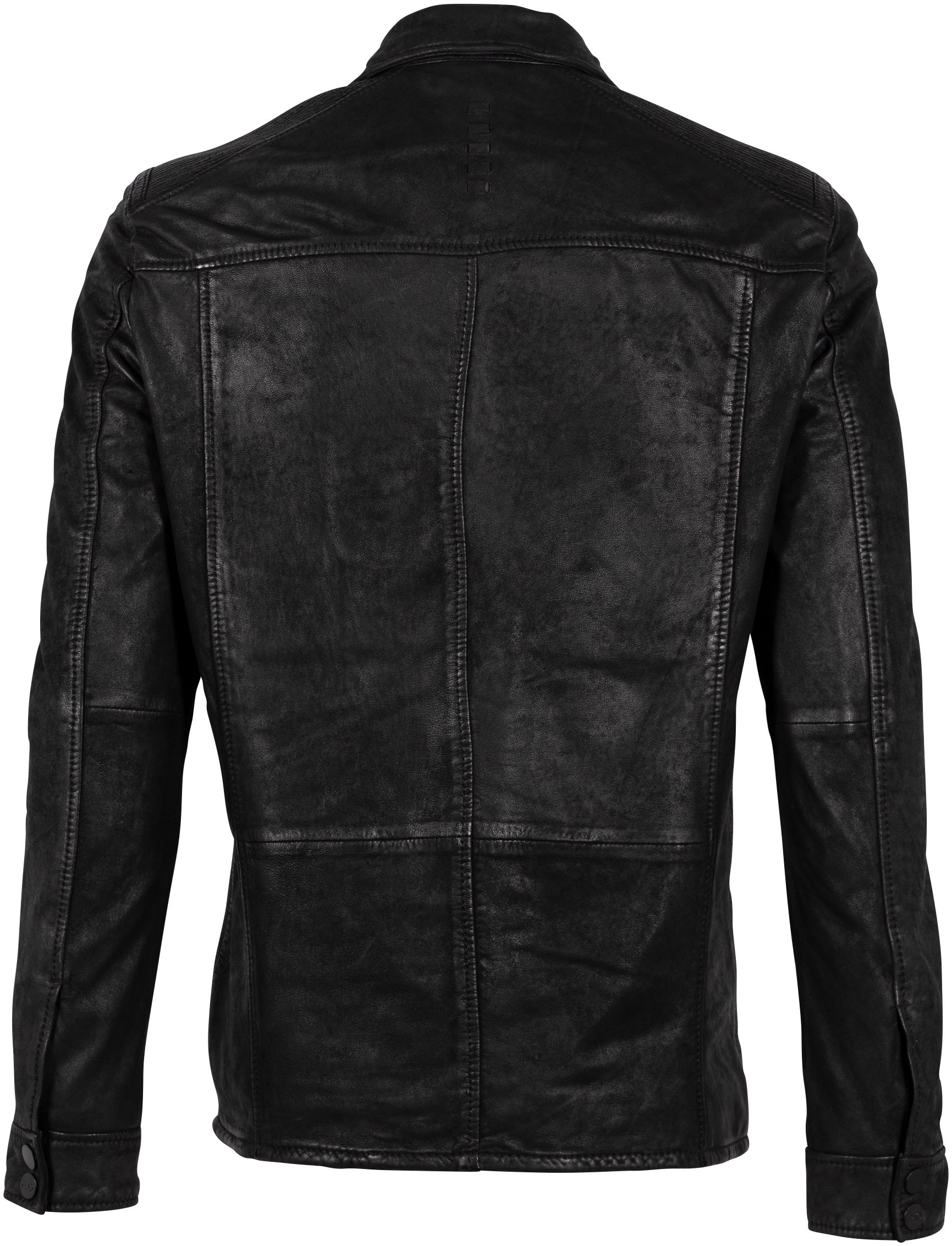Mauritius Lederjacke »G2MImon SF«, mit Druckerleiste, Reissverschlusstaschen