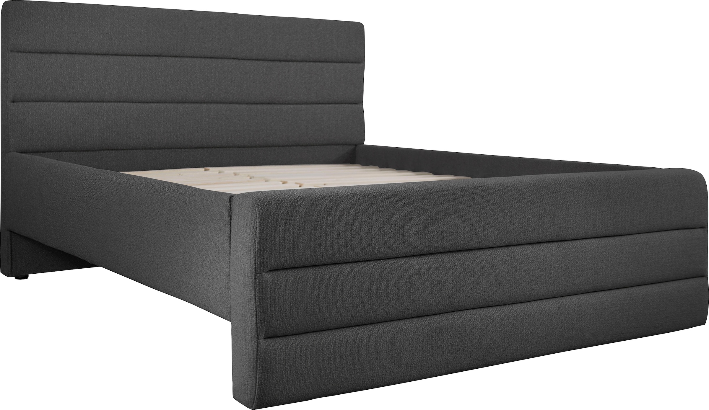 GOODproduct Polsterbett »Merrit«, Quernaht im Kopf- und Fussteil, in 5 Breiten, auch in 220 cm Länge